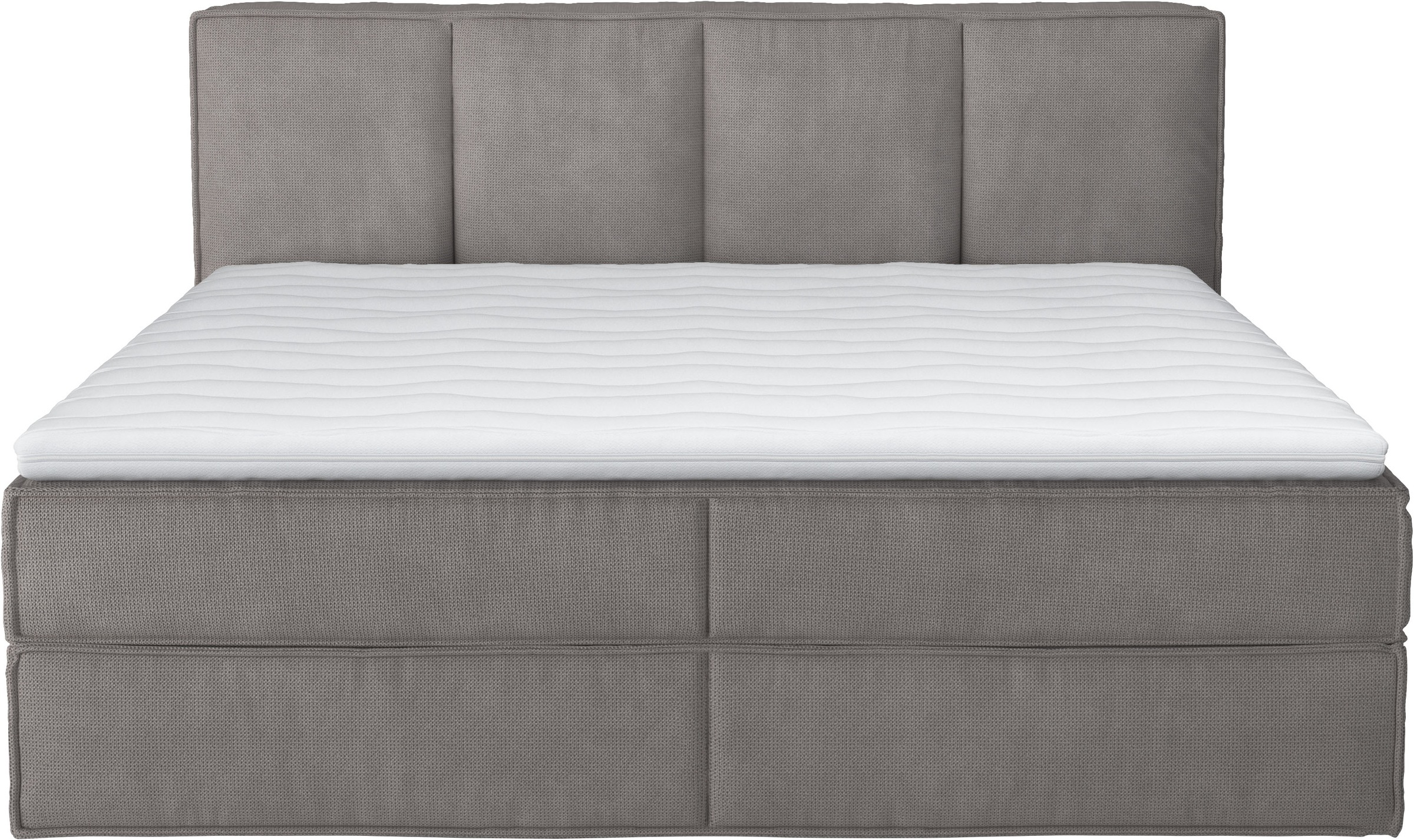 Home affaire Boxspringbett »Sacy«, Boxbett inkl. Topper, 2 Matratzen, Härtegrade H2, H3 und H4 wählbar