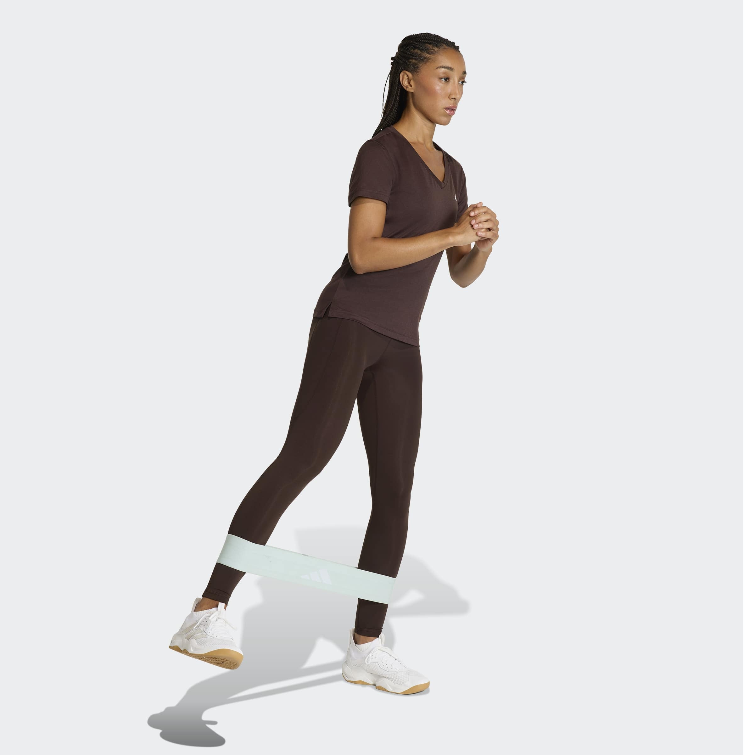 adidas Performance T-Shirt »ADIDAS WORKOUT ESSENTIALS MIT V-AUSSCHNITT«