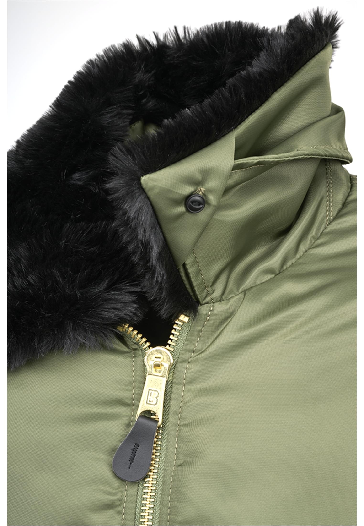 Brandit Winterjacke »Brandit Herren MA2 Jacket Fur Collar«, (1 St.), ohne Kapuze