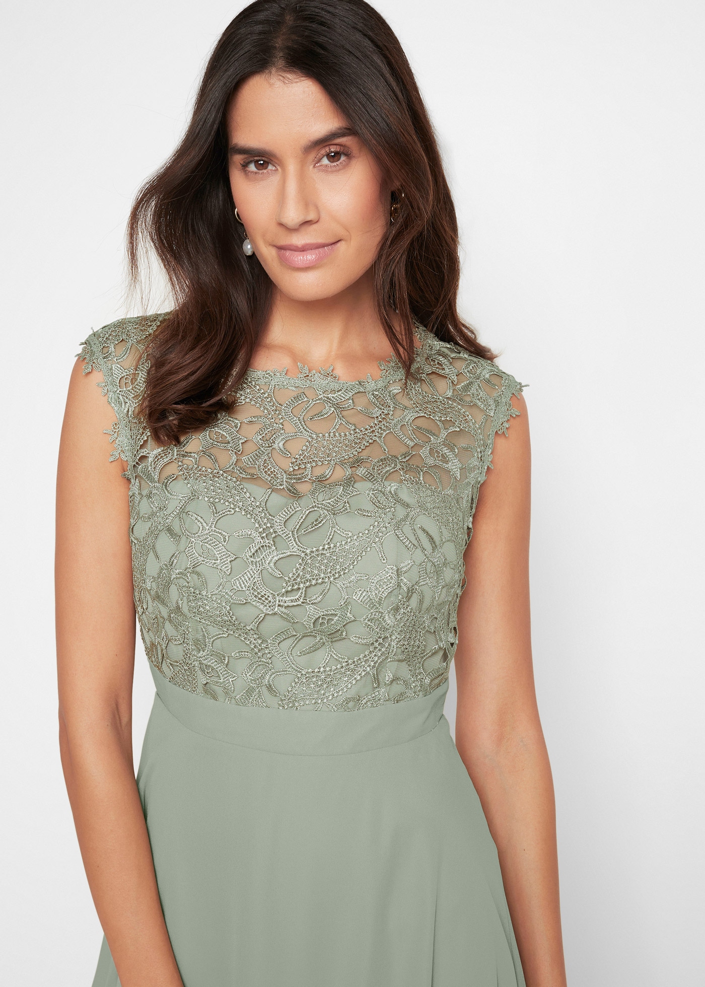 bonprix Minikleid »Minikleid mit Spitze« Minikleid mit Spitze