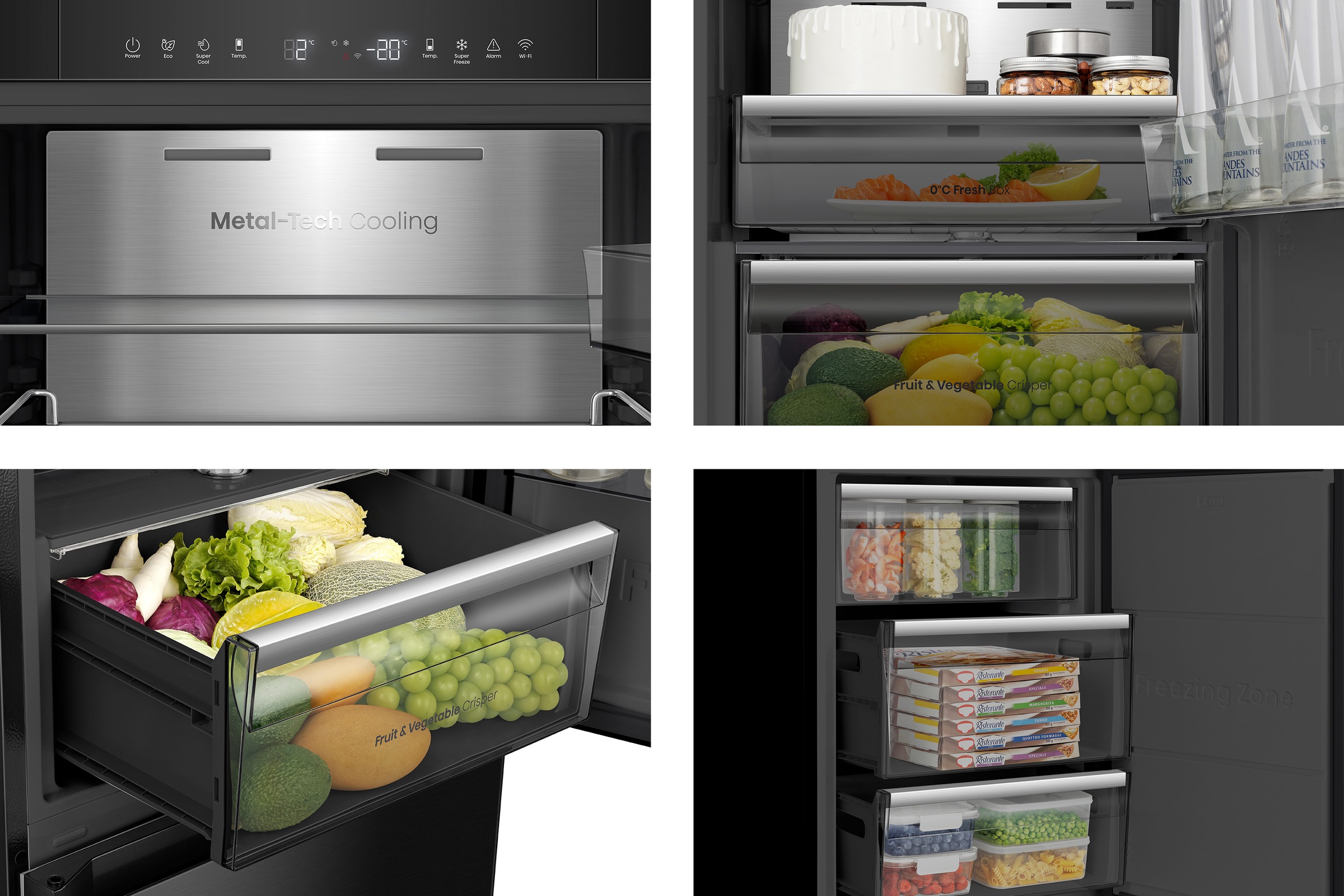 Hisense Kühl-/Gefrierkombination »RB5K330GSFC«, Perfect Kitchenfit