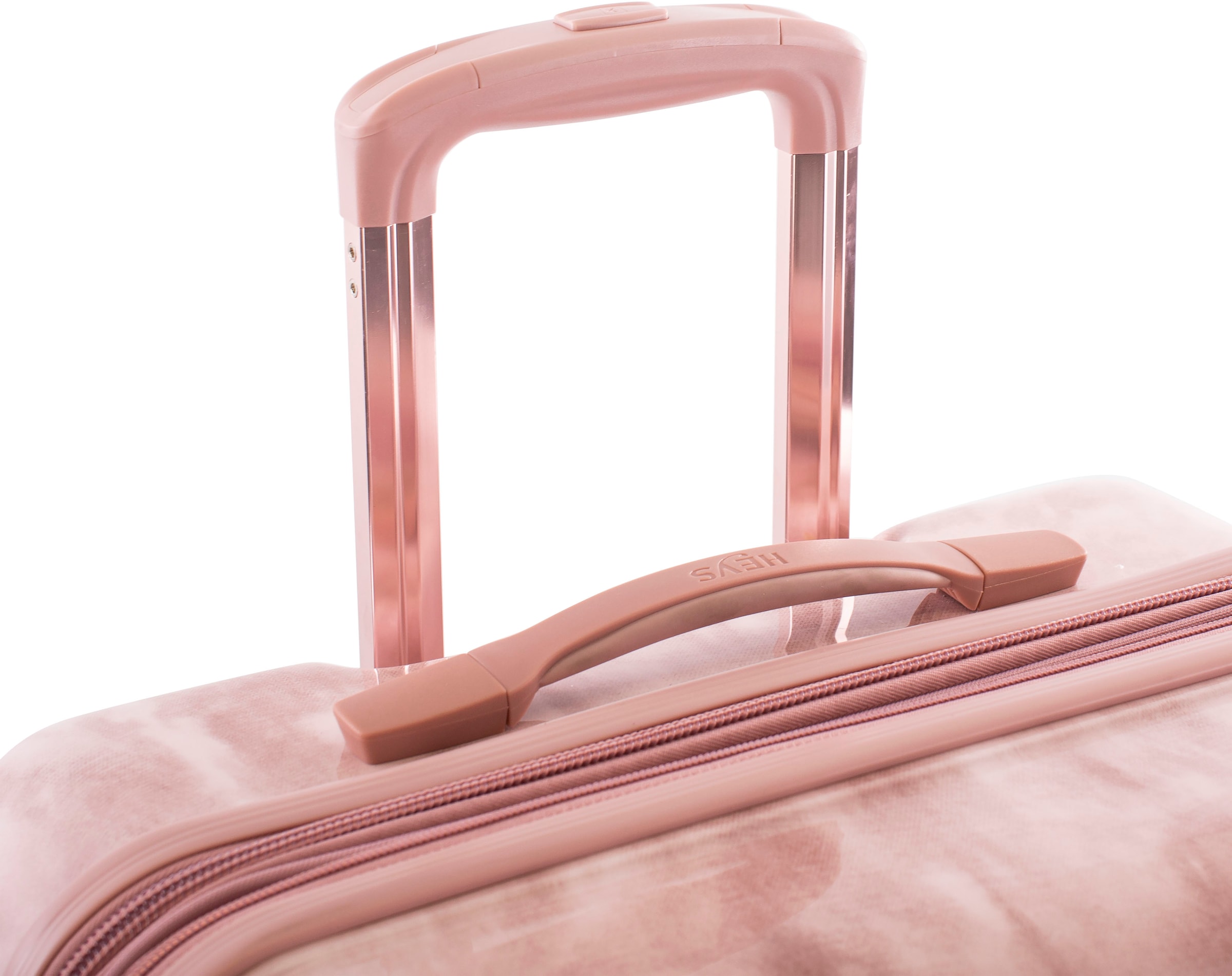 Heys Hartschalen-Trolley »Tie-Dye pink, 53 cm«, 4 Rollen, Heys x Joachim Llambi Hartschalen-Koffer Volumenerweiterung