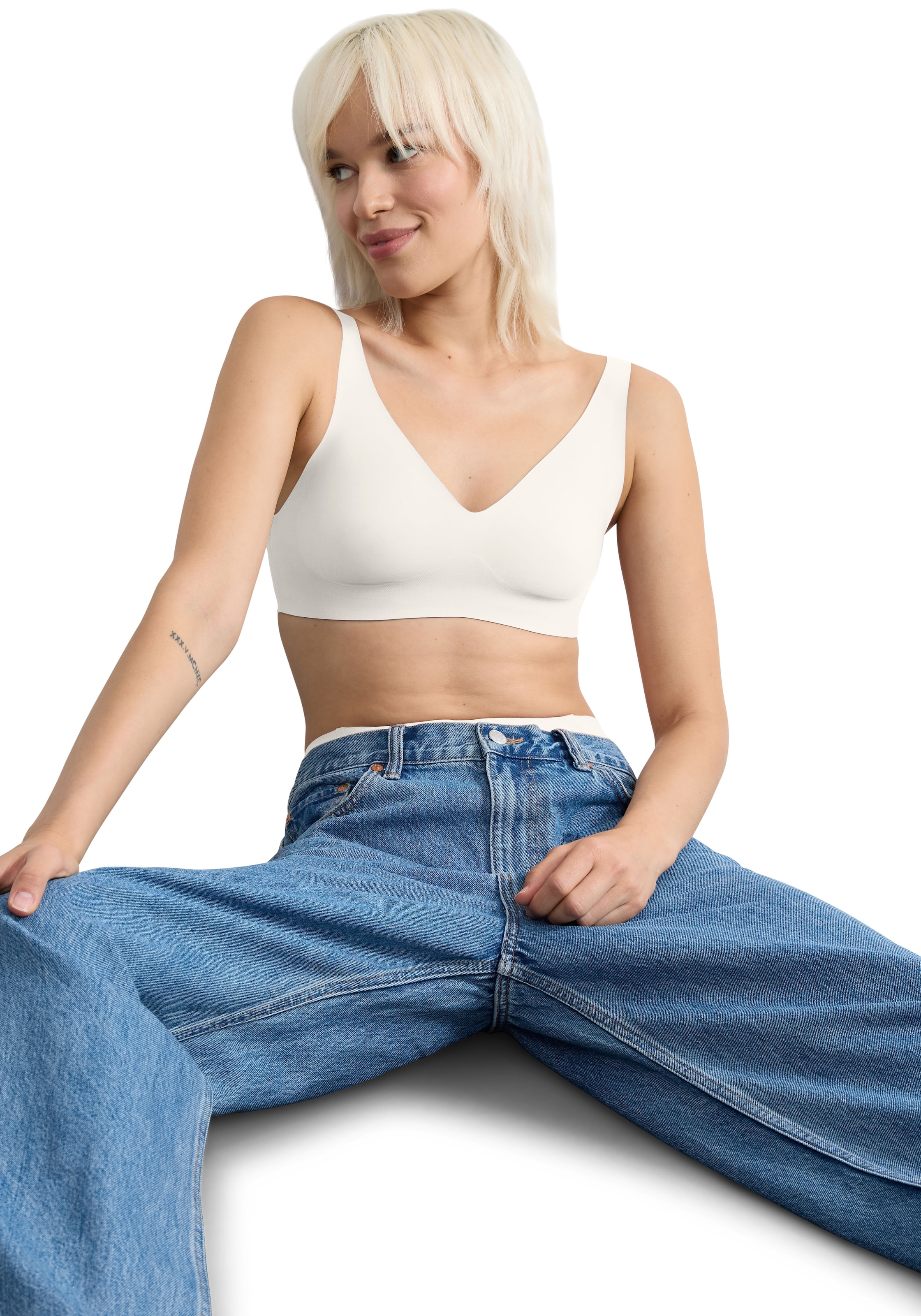 sloggi Bügelloser BH »NEU: ZERO Feel 2.0 Soft bra«, nahtlos und unsichtbar