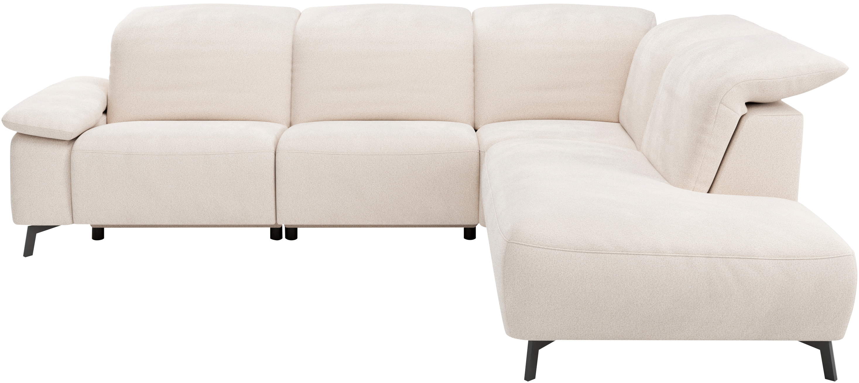 Musterring Ecksofa "MR 370, intelligenter Komfort im modernen Design" Optionale Relaxfunktion, flexible Kopfteile & klappbare Armlehnen