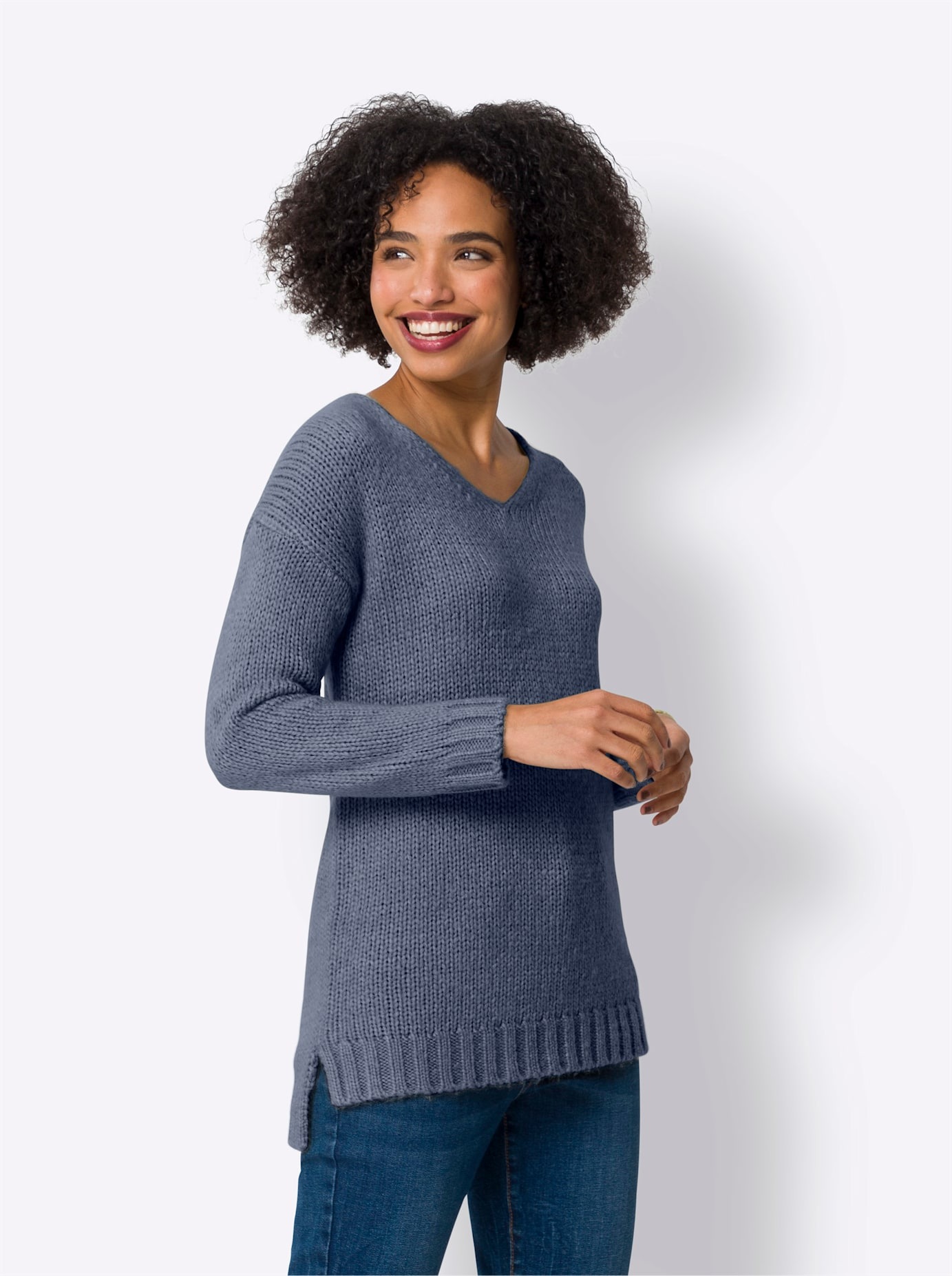 heine V-Ausschnitt-Pullover "Pullover" günstig online kaufen