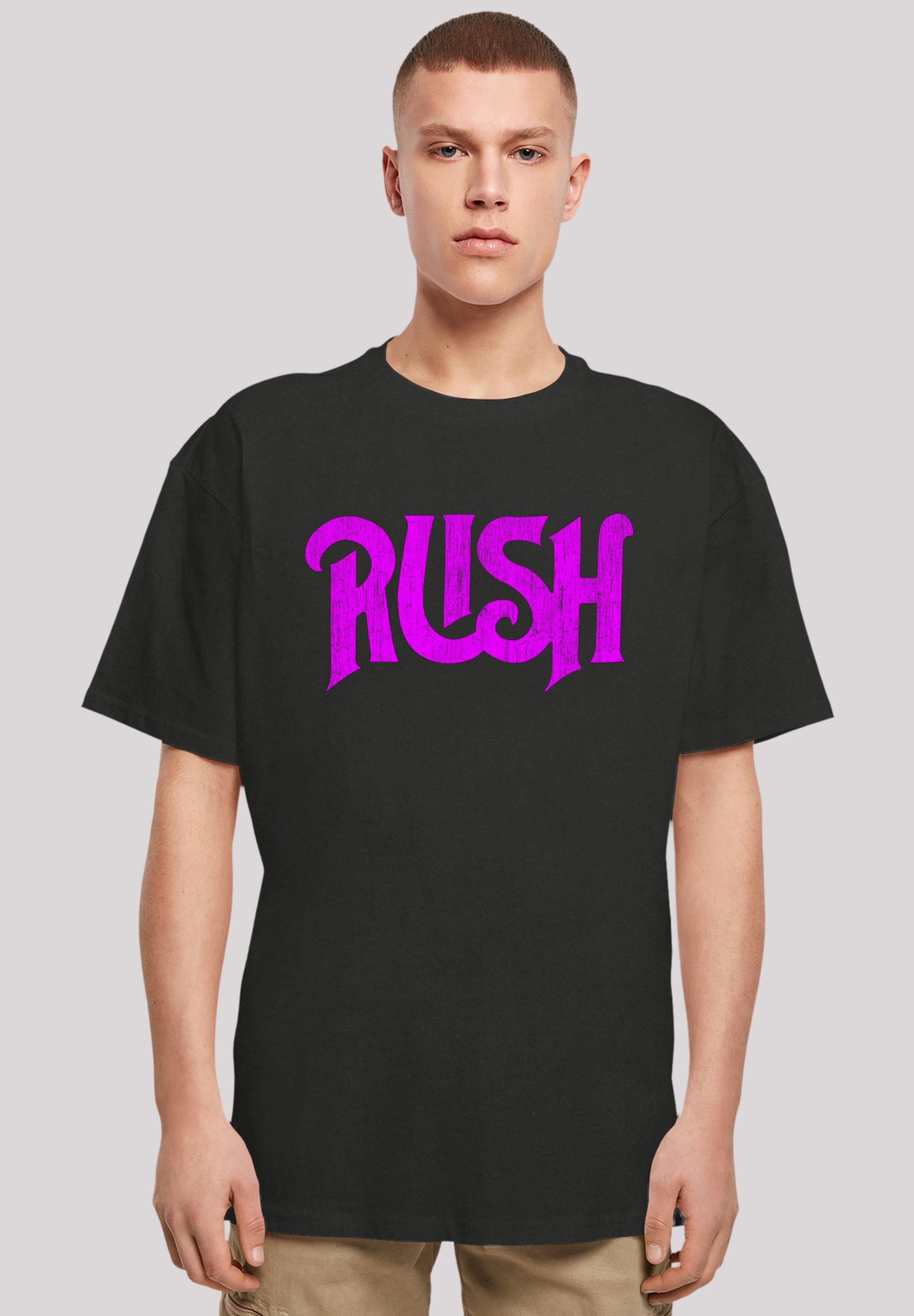 F4NT4STIC T-Shirt Premium ▷ Logo«, | »Rush Rock für Distressed Qualität BAUR Band