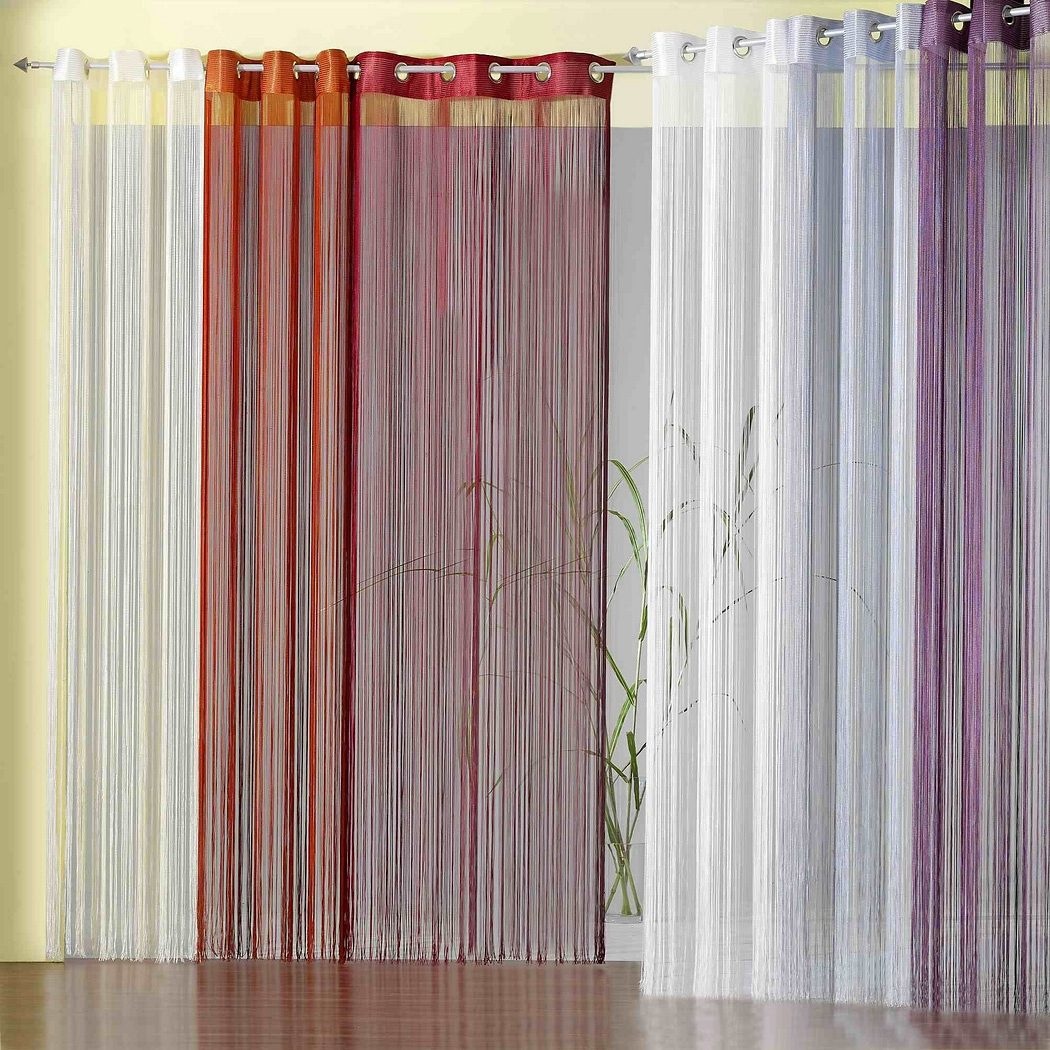 Thumbnail - Weckbrodt Fadenvorhang "Leon", (1 St.), Fadengardine, Insektenschutz, transparent, kürzbar, Store
