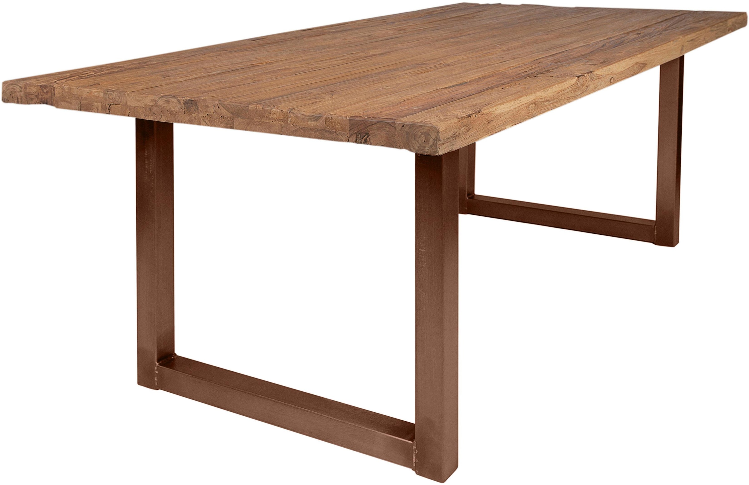 SIT Esstisch "Tops&Tables" mit rustikaler Tischplatte aus recyceltem Althol günstig online kaufen