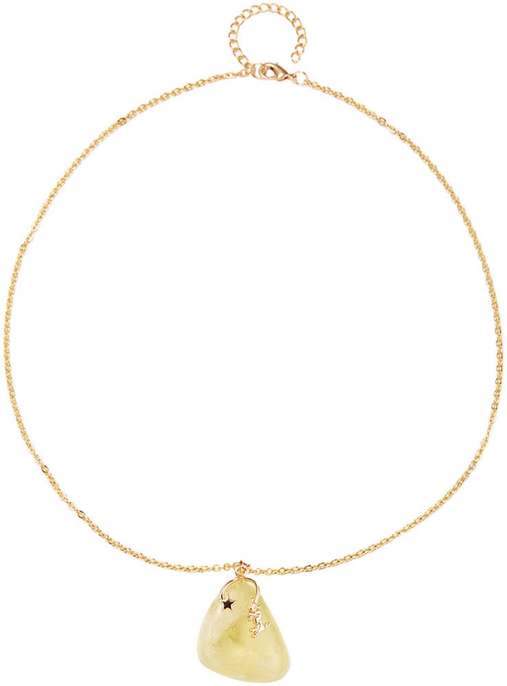 Firetti Kette mit Anhänger »Schmuck Geschenk Halsschmuck Anker/Halskette Sternzeichen Geburtsstein«, Made in Germany - mit Edelstein