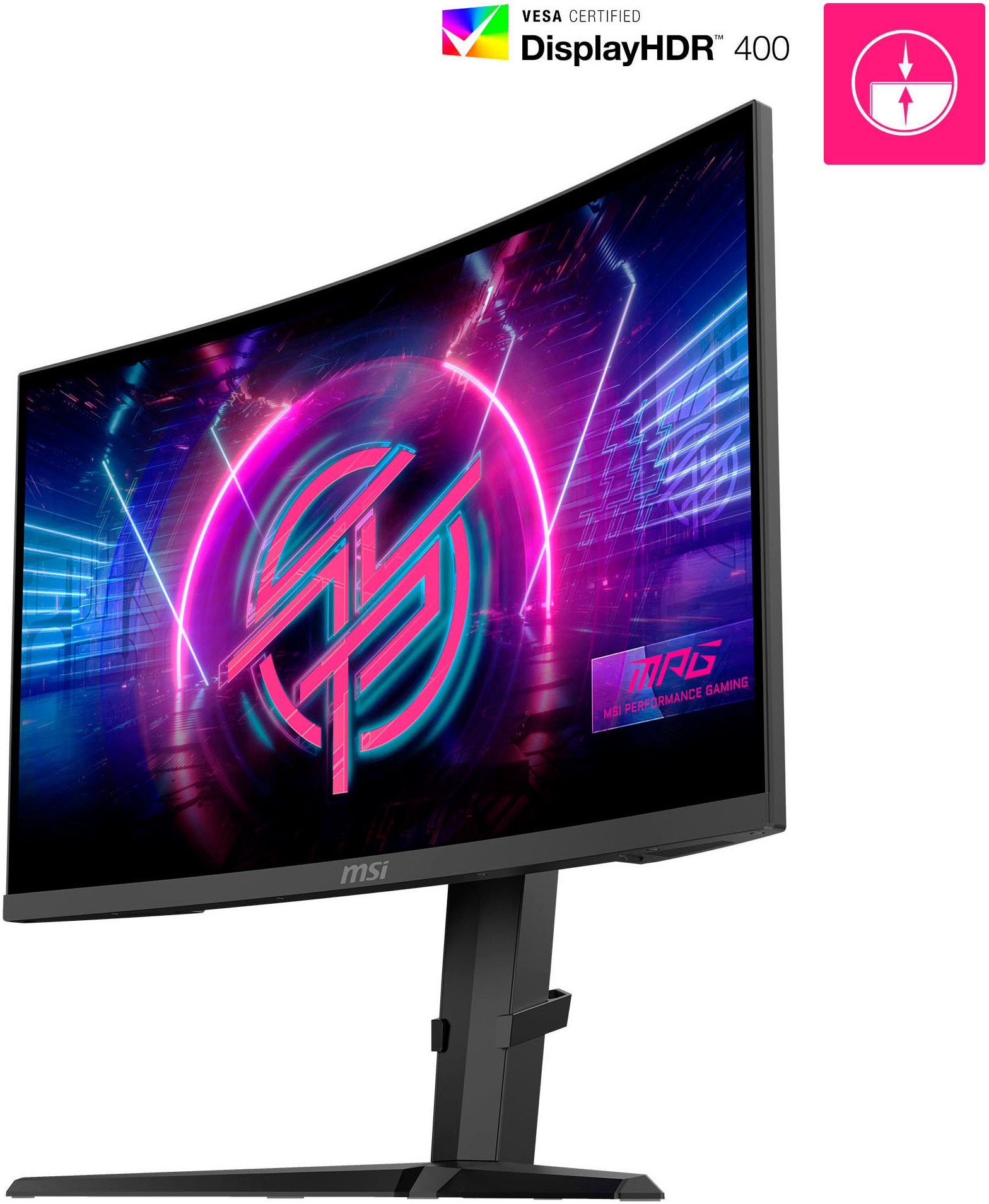MSI Curved-Gaming-Monitor »MPG 275CQRXF«, 69 cm/27 Zoll, 2560 x 1440 px, WQHD, 0,5 ms Reaktionszeit, 240 Hz