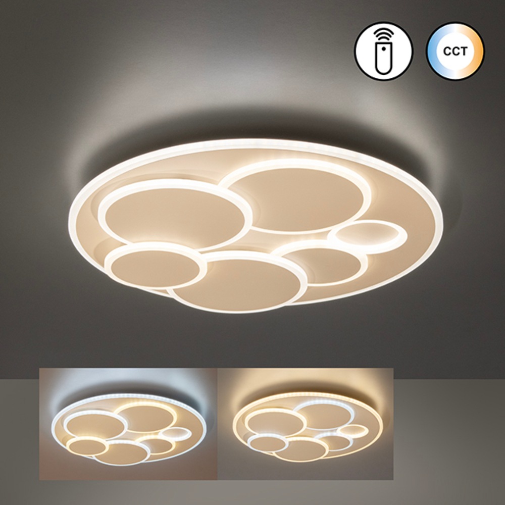 FISCHER & HONSEL Deckenleuchte »Dots« LED-Board 1 Stk. Farbtemperatur stufenlos einstellbar