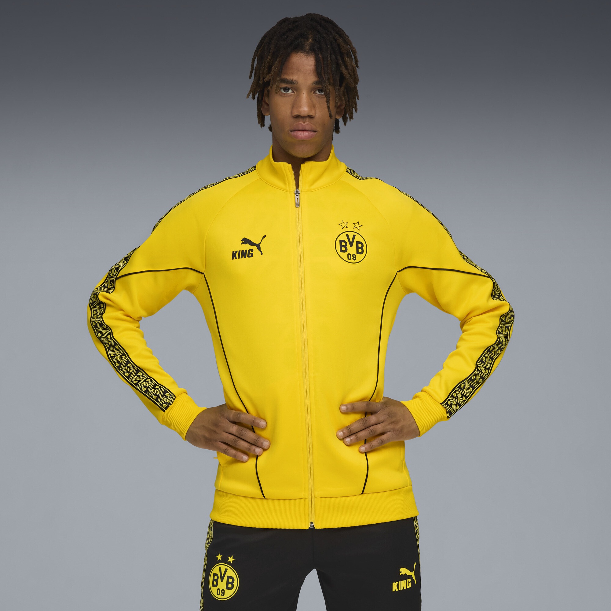 PUMA Sweatjacke "Borussia Dortmund KING Anthem Jacke Herren" günstig online kaufen
