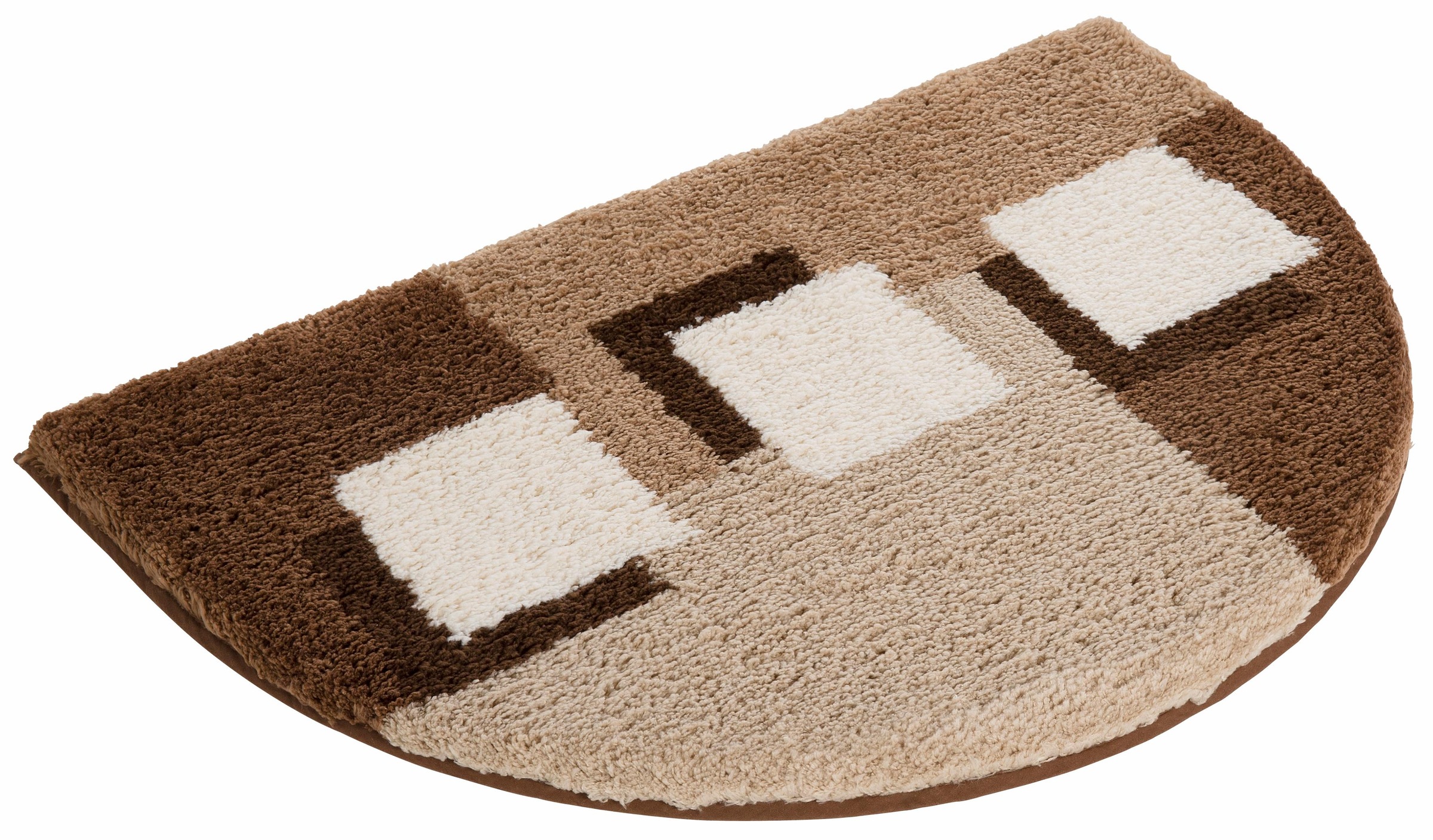 my home Badematte »Ada, Badvorleger, Badezimmer Teppich«, rutschhemmend beschichtet, schnell trocknend-strapazierfähig-fußbodenheizungsgeeignet, Badteppich, Badematten auch als 3 teiliges Set erhältlich