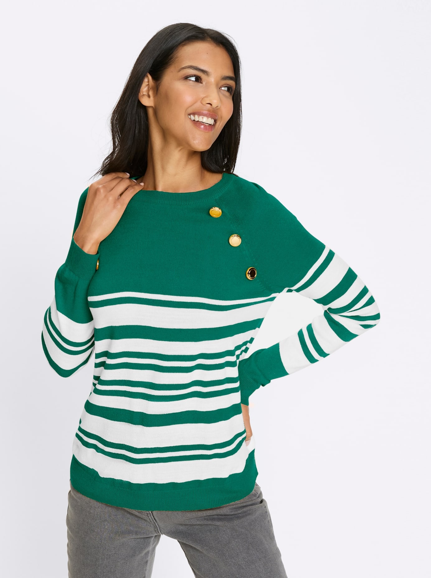 Classic Basics Streifenpullover "Ringel-Pullover" günstig online kaufen