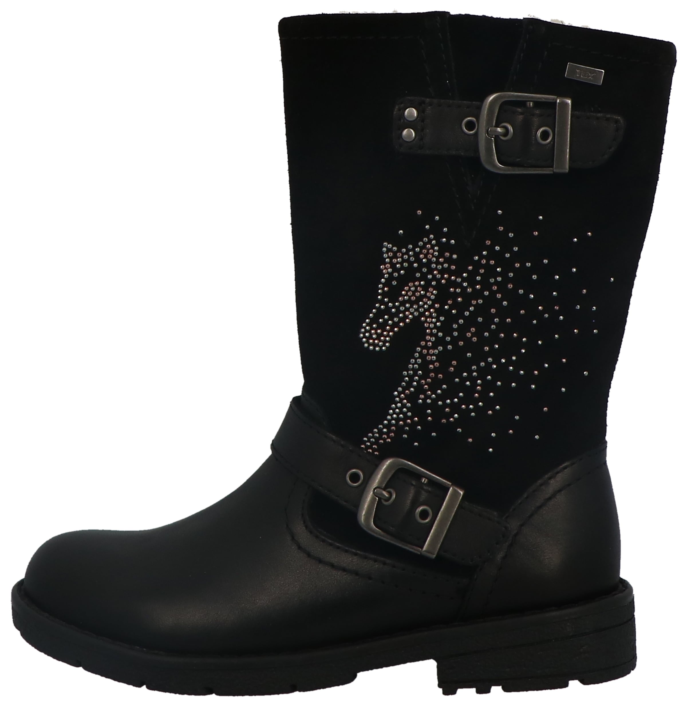 Lurchi Winterstiefel »Heidi-TEX«, Langschaftstiefel mit Zierschnallen, Größenschablone zum Download