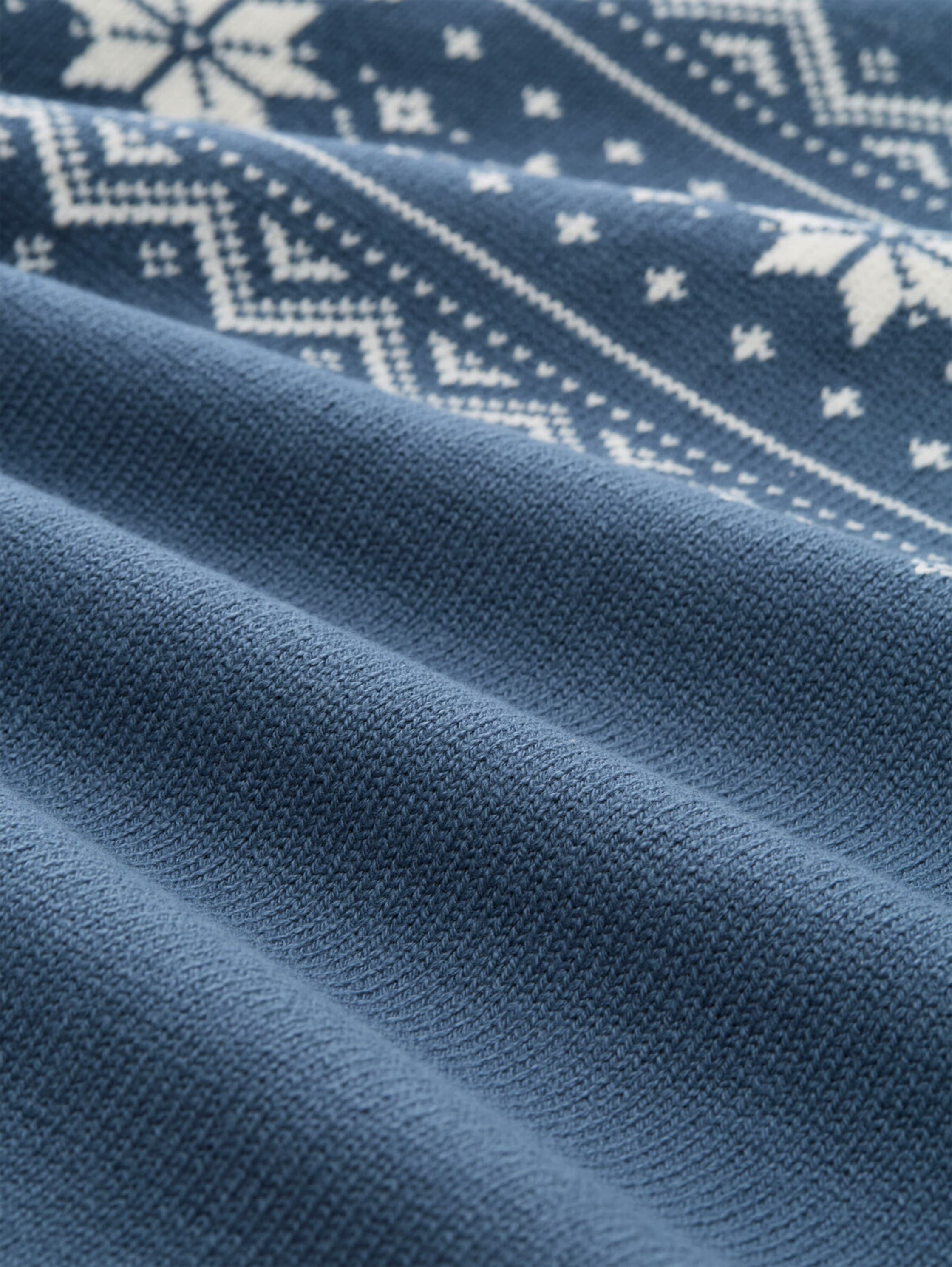 TOM TAILOR Denim Strickpullover mit Norweger-Muster
