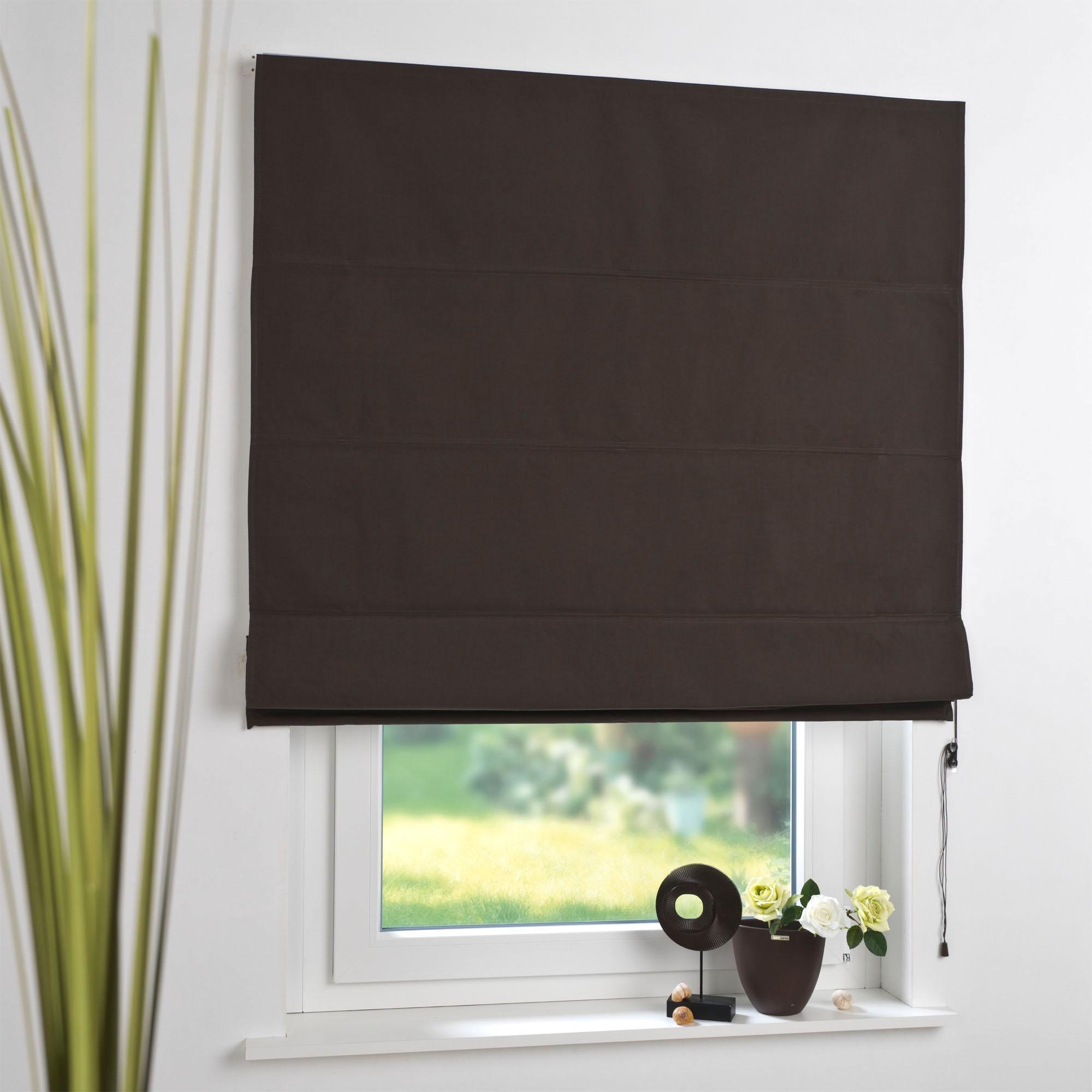 Liedeco Raffrollo mit Klettschiene freihängend günstig online kaufen