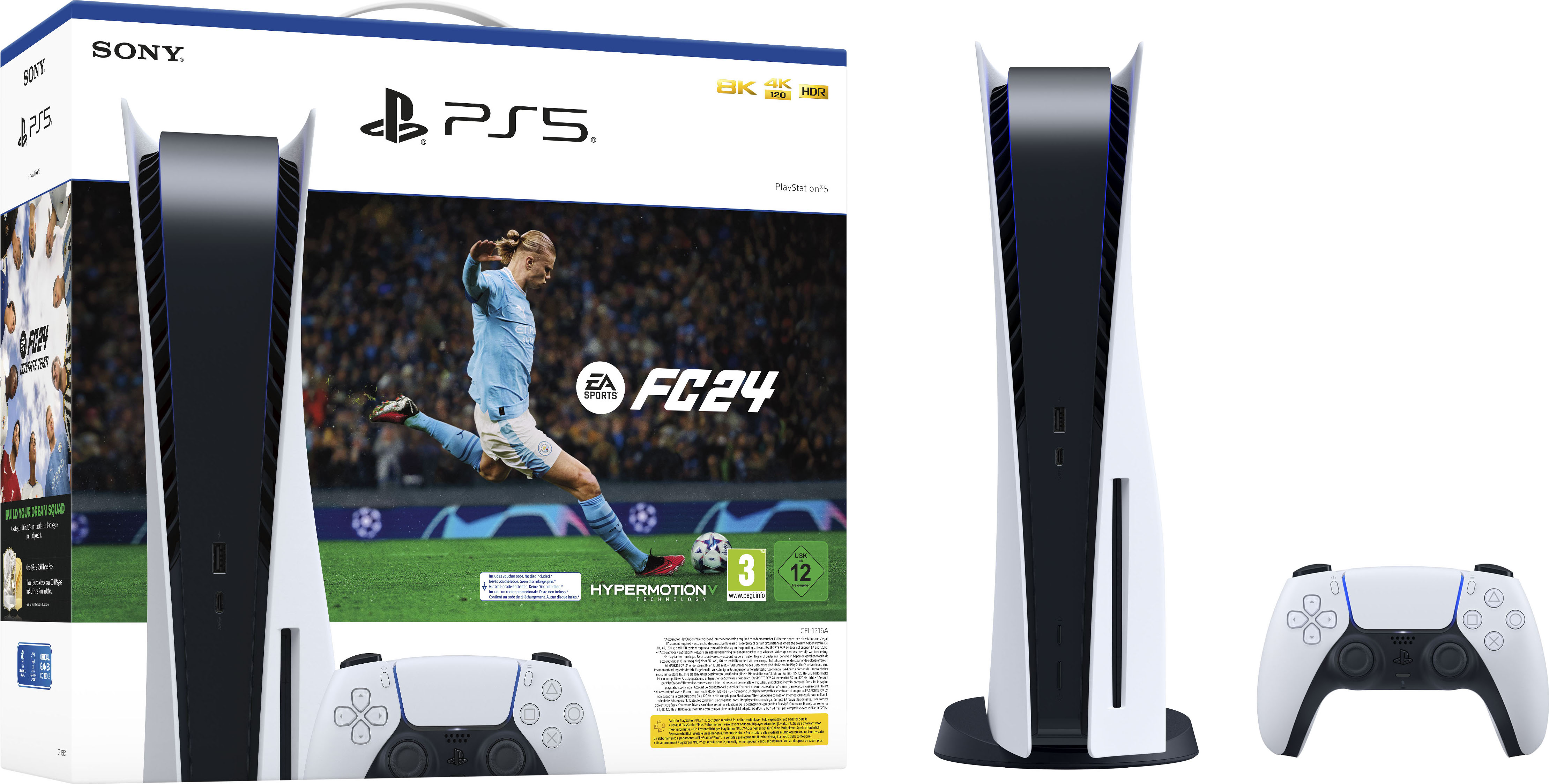 Konsolen-Set, Disk Edition + EA Sports FC 24