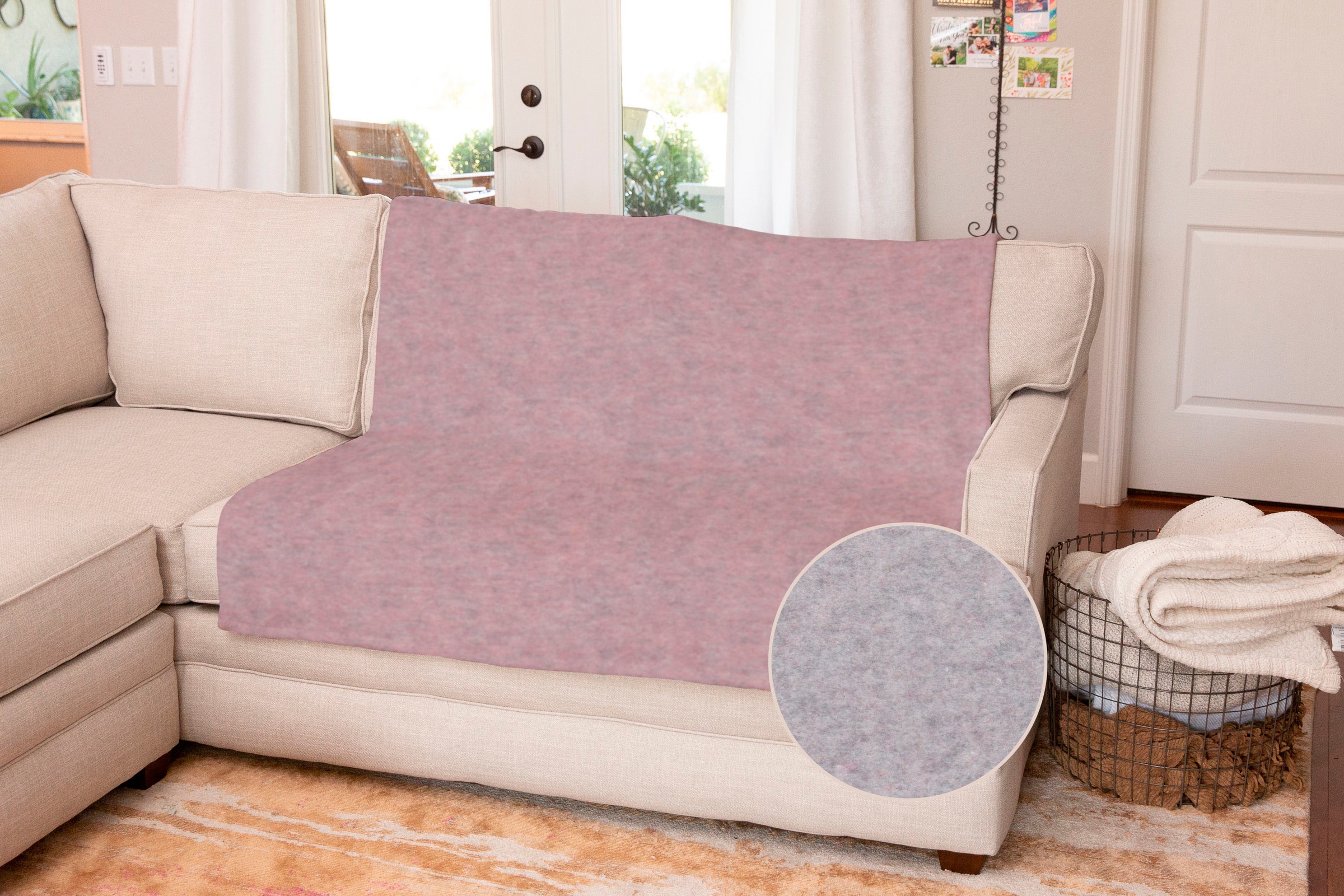 SETEX Wohndecke "Melange" verleihe deinem Zuhause mit der Wende-Decke die g günstig online kaufen