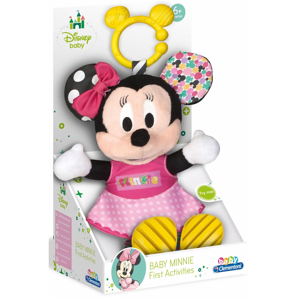 Clementoni® Plüschfigur »Baby Clementoni, Disney Baby, Plüsch Minnie mit Beißring«