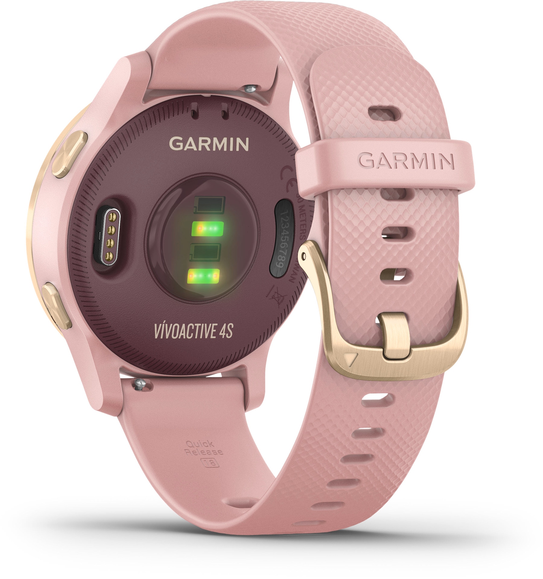 Garmin Smartwatch »vivoactive 4S«, (Garmin GPS-Fitness Uhr, Garmin Connect, wasserdicht, Notfallhilfe, Garmin Pay)