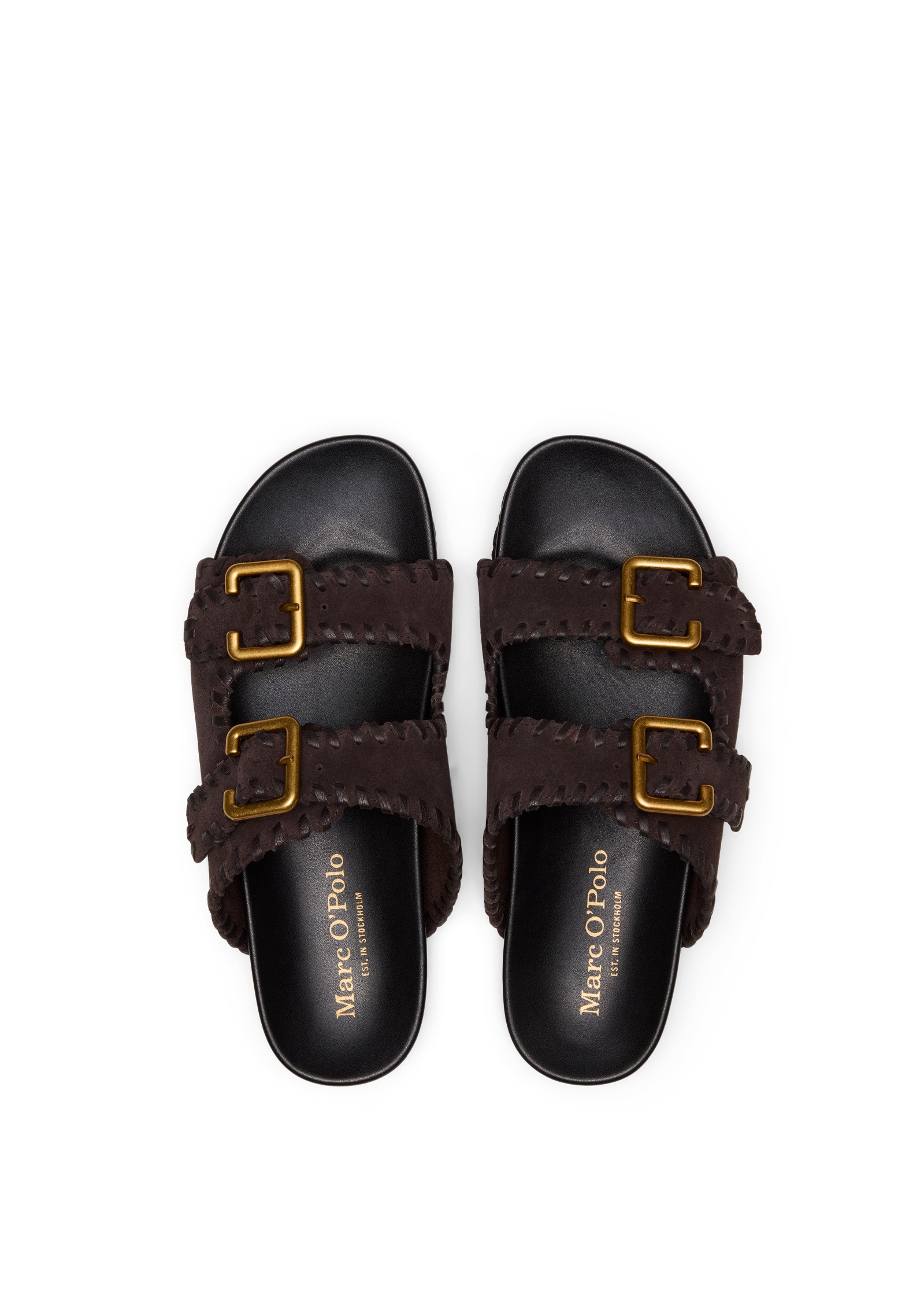 Marc O'Polo Sandale »aus weichem Veloursleder«