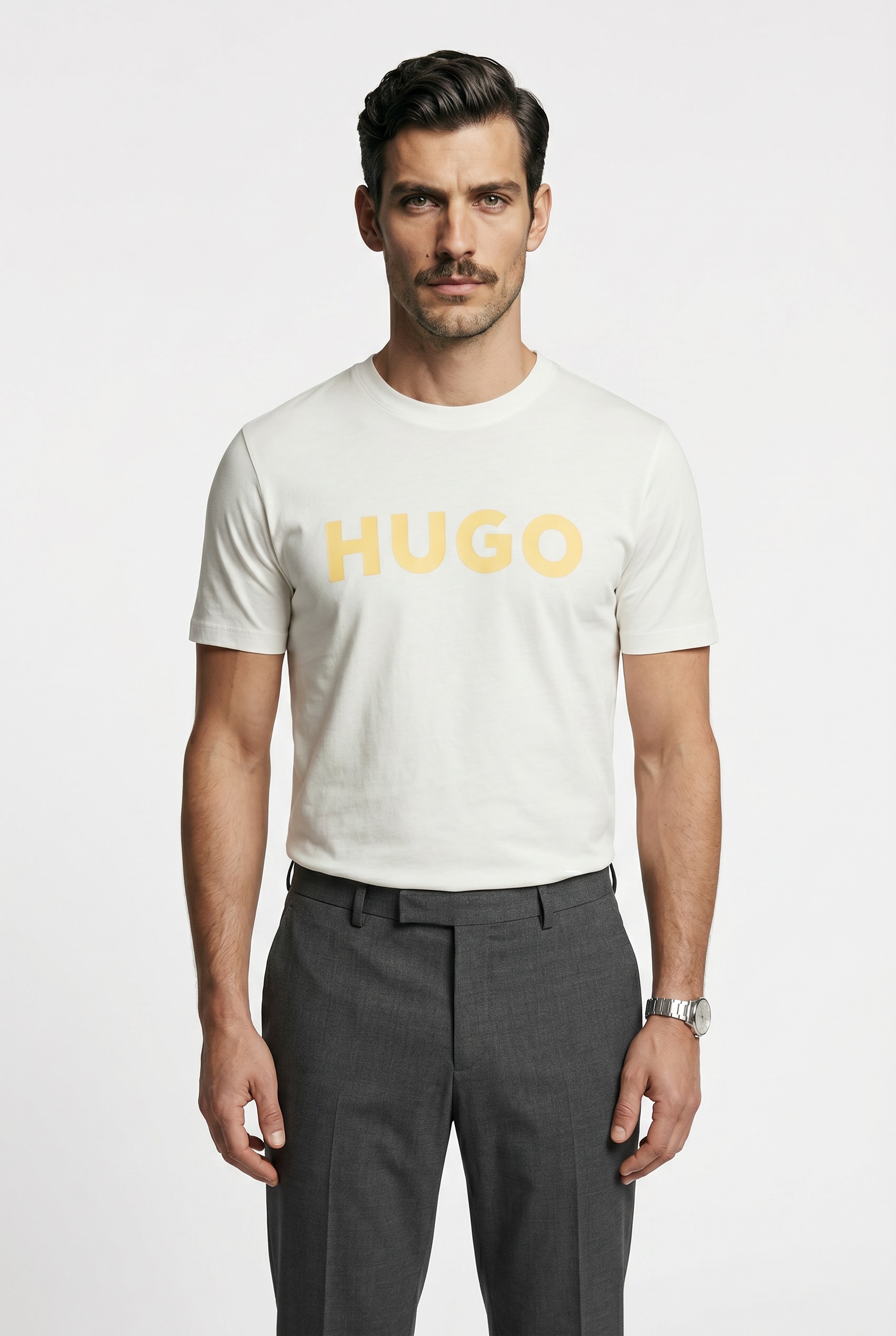 HUGO T-Shirt "Dulivio" Rundhalsausschnitt, Regular Fit, Must have Basic