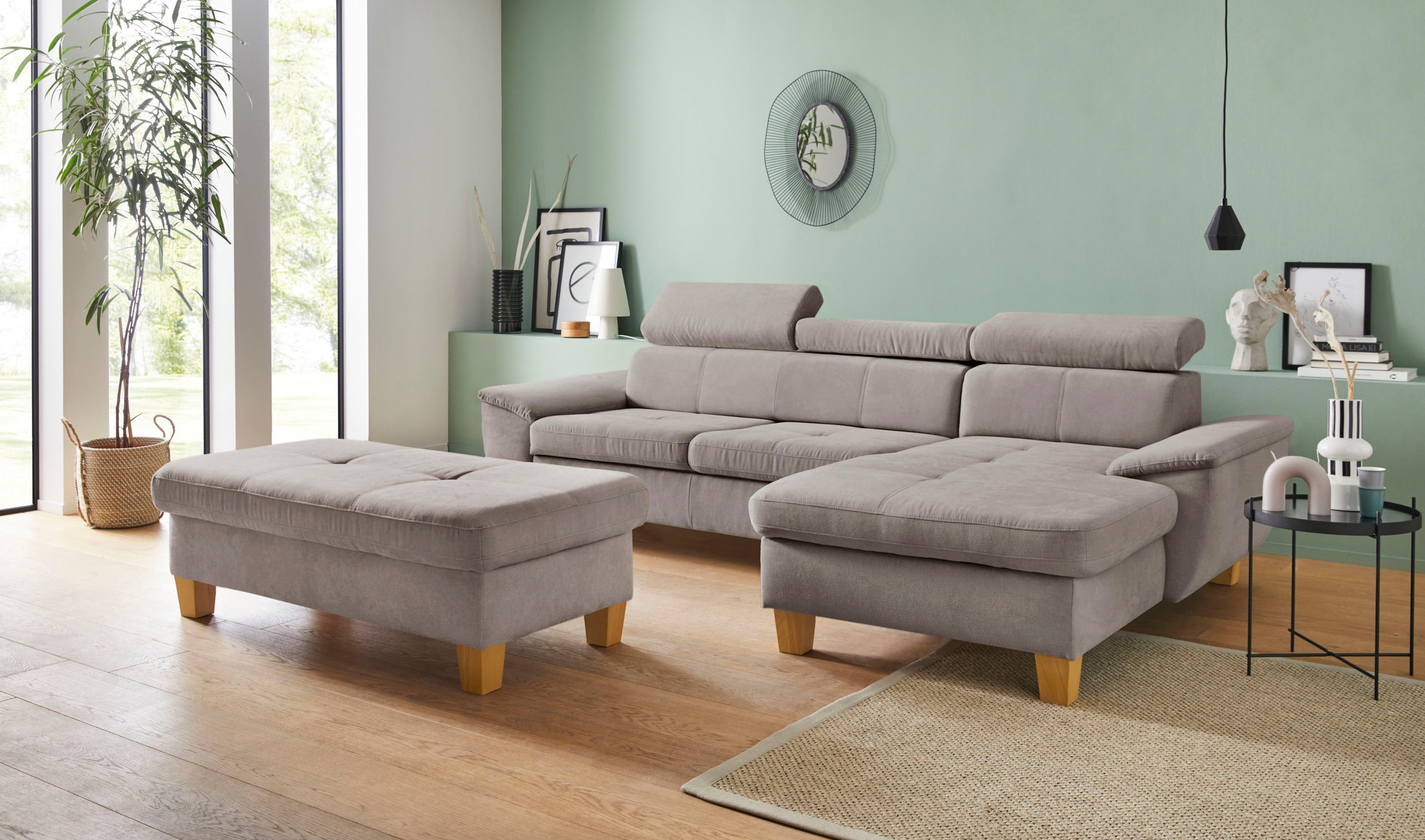 exxpo - sofa fashion Hocker »Enya Bankhocker mit Staufach unter der Sitzfläche«, schöne Detailverarbeitung