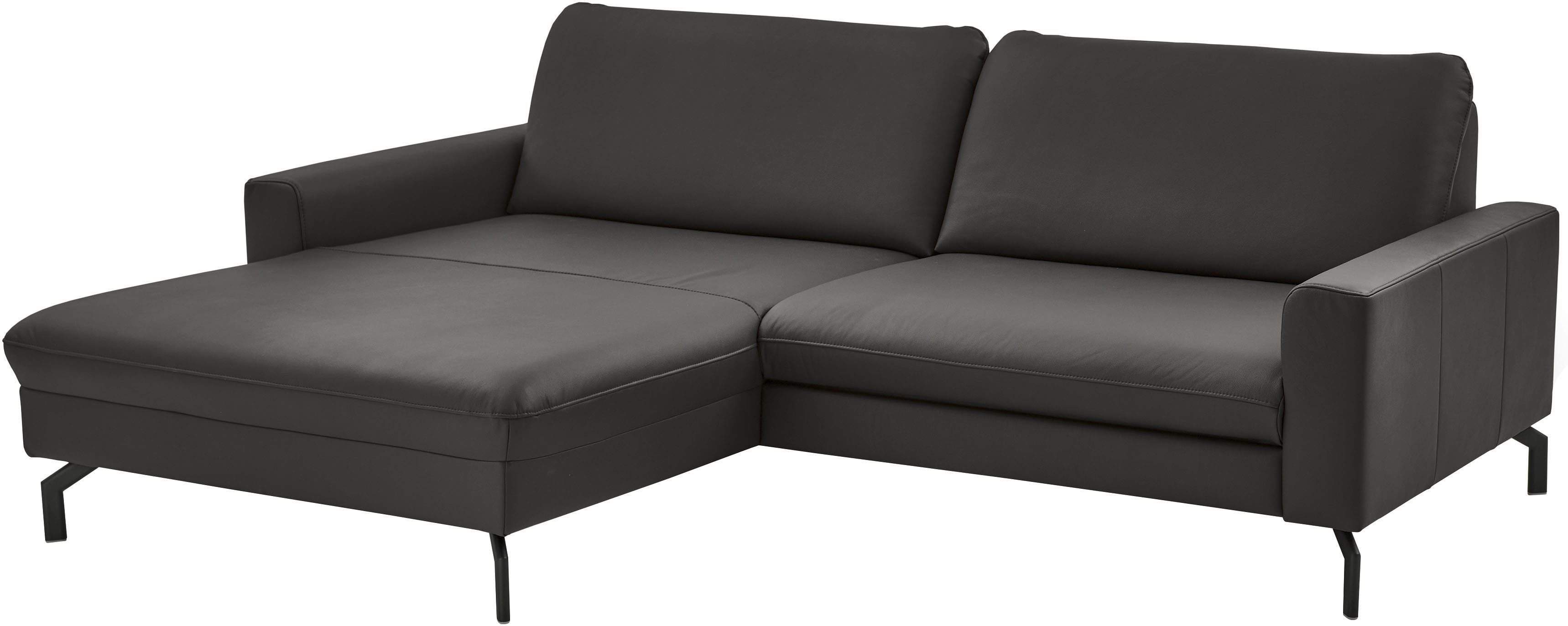 Die PlanBar Ecksofa "PN-EM20028 L-Form ohne Kopfstützen" wahlweise mit motorischem Canape
