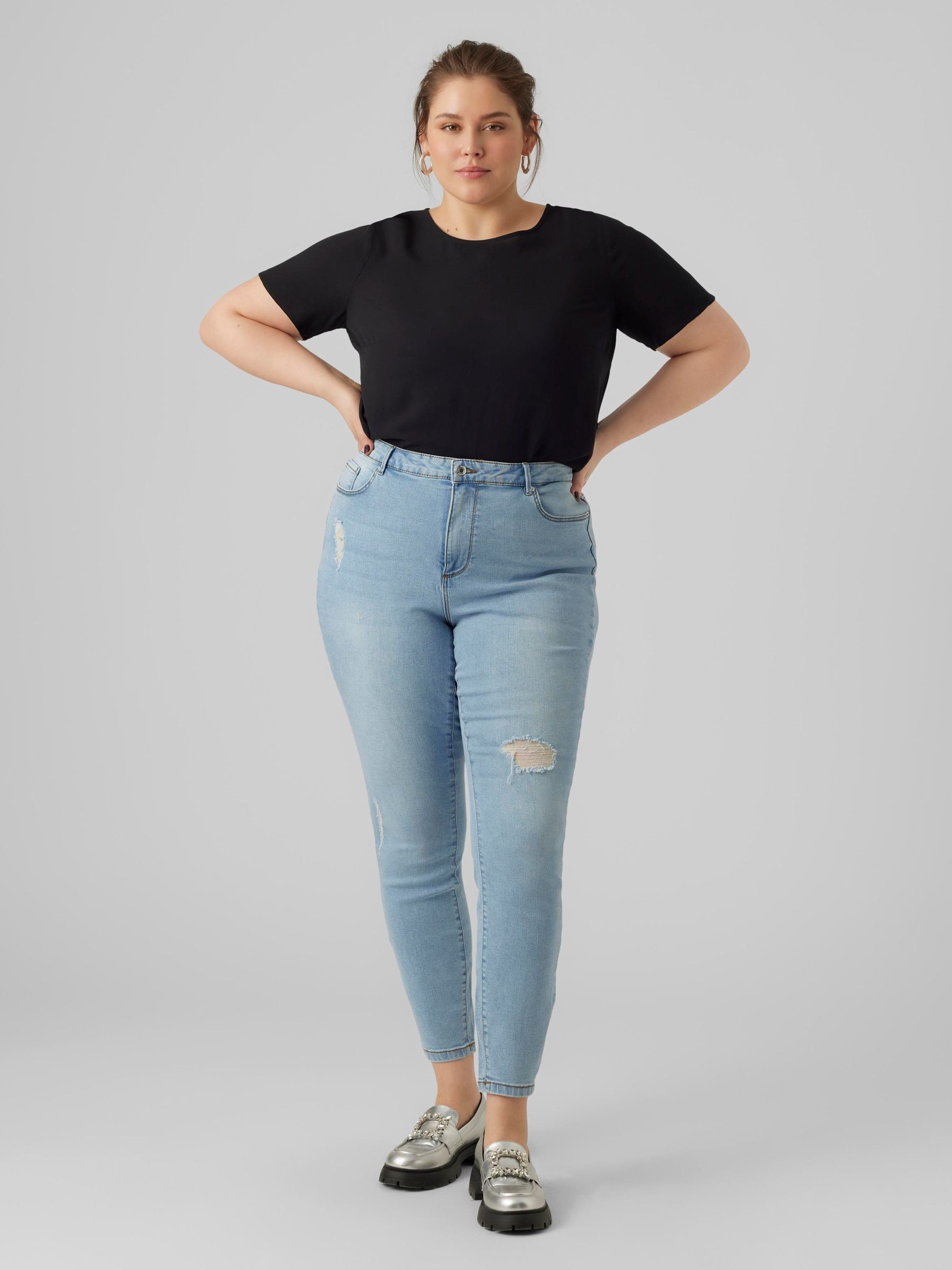 Vero Moda Curve Skinny-fit-Jeans »VMSOPHIA HR SKINNY DS VI3376 GA CUR NOOS«