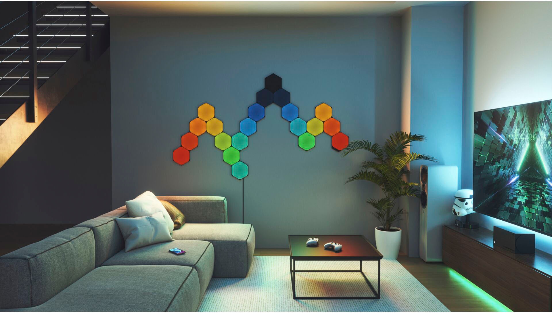 Ultra LED 3PK« Shapes Black - Hexagons »Nanoleaf | BAUR nanoleaf Dekolicht Expansion Pack