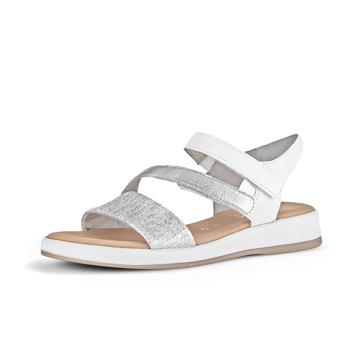 Gabor Riemchensandale "Riemchensandale Materialmix Leder" günstig online kaufen