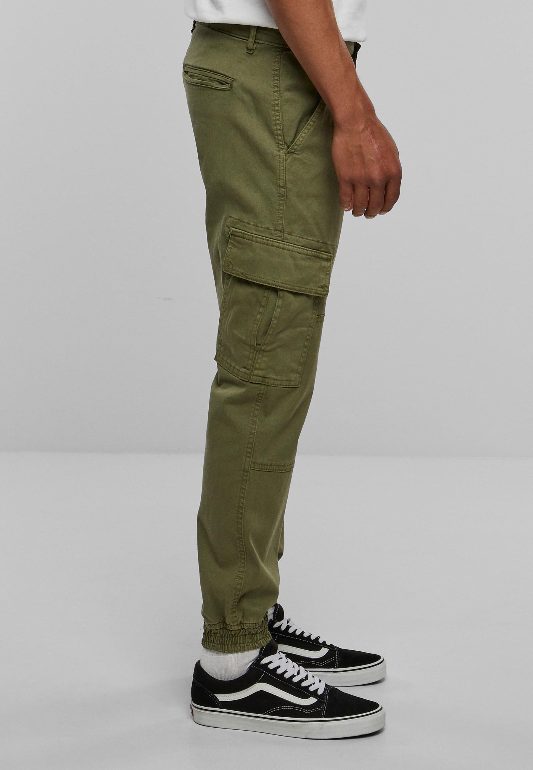 URBAN CLASSICS Cargohose »Urban Classics Herren Washed Cargo Twill Jogging Pants«, (1 tlg.)