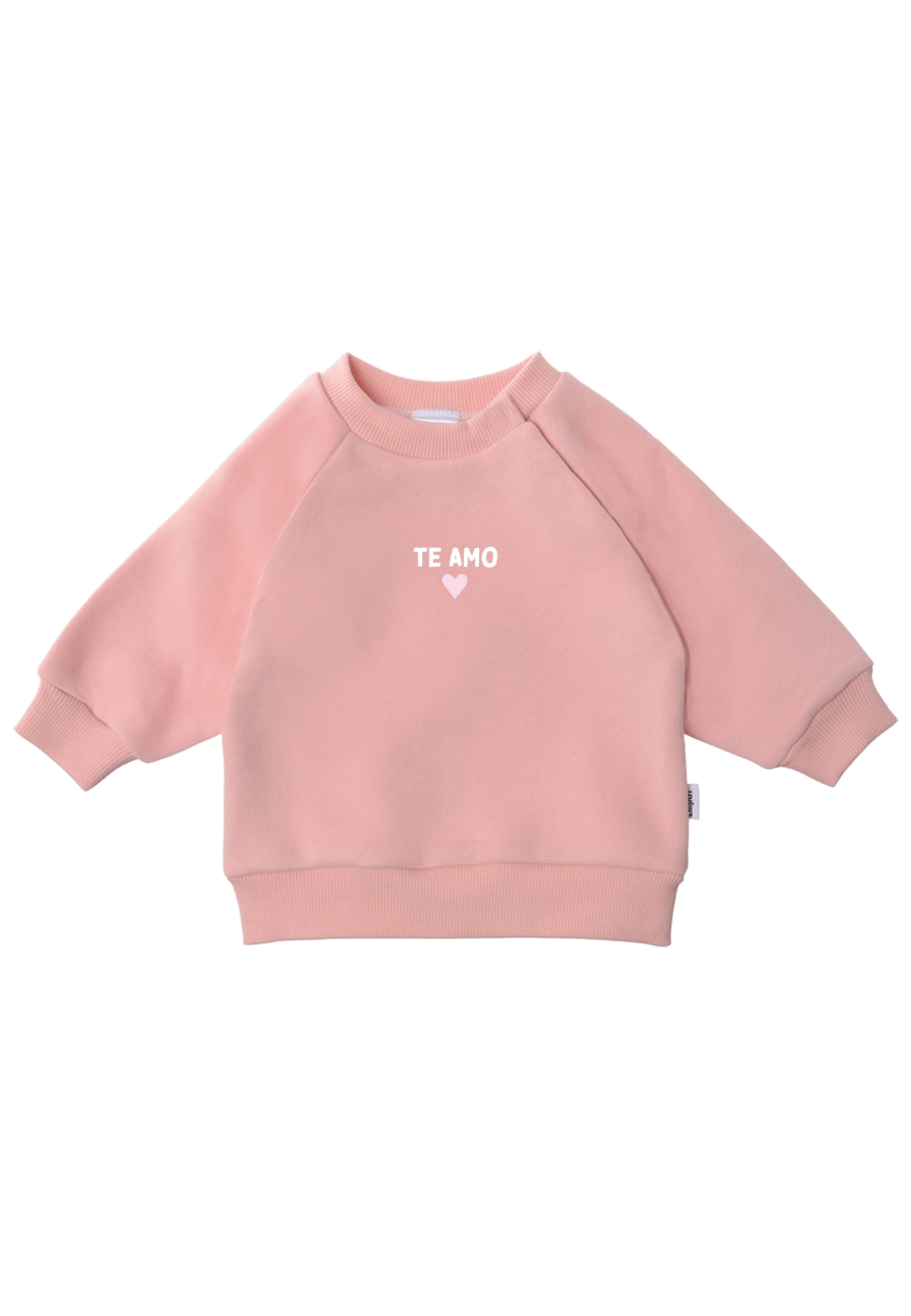 LILIPUT Mädchen Sweatshirt "TE AMO", rosa, Gr. 74, bedruckt, 80% Baumwolle, 20% Polyester, Sweatshirts, aus super weichem Material