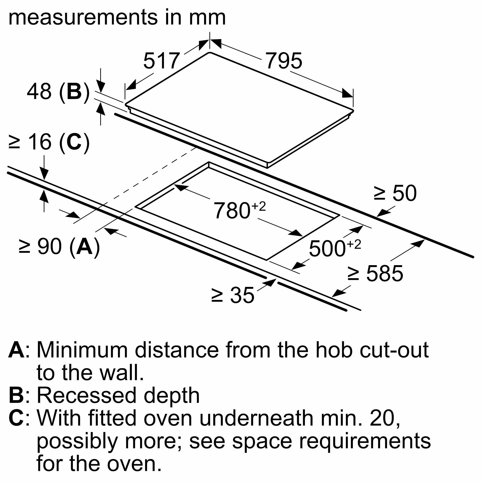 BOSCH Elektro-Kochfeld »PKH845BB1D«