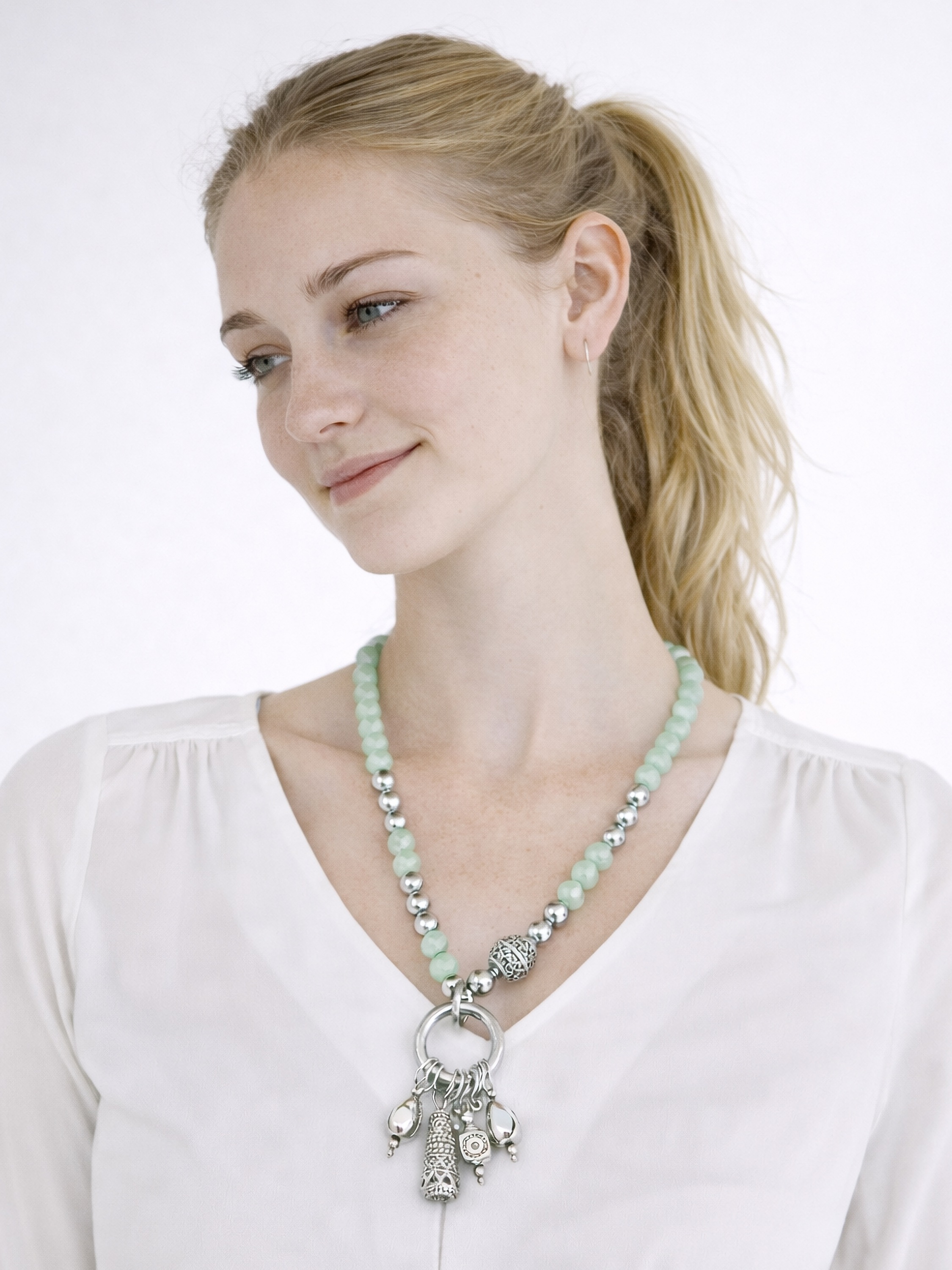 COLLEZIONE ALESSANDRO Kette mit Anhänger "Alina" mit facettierten Glasperle günstig online kaufen