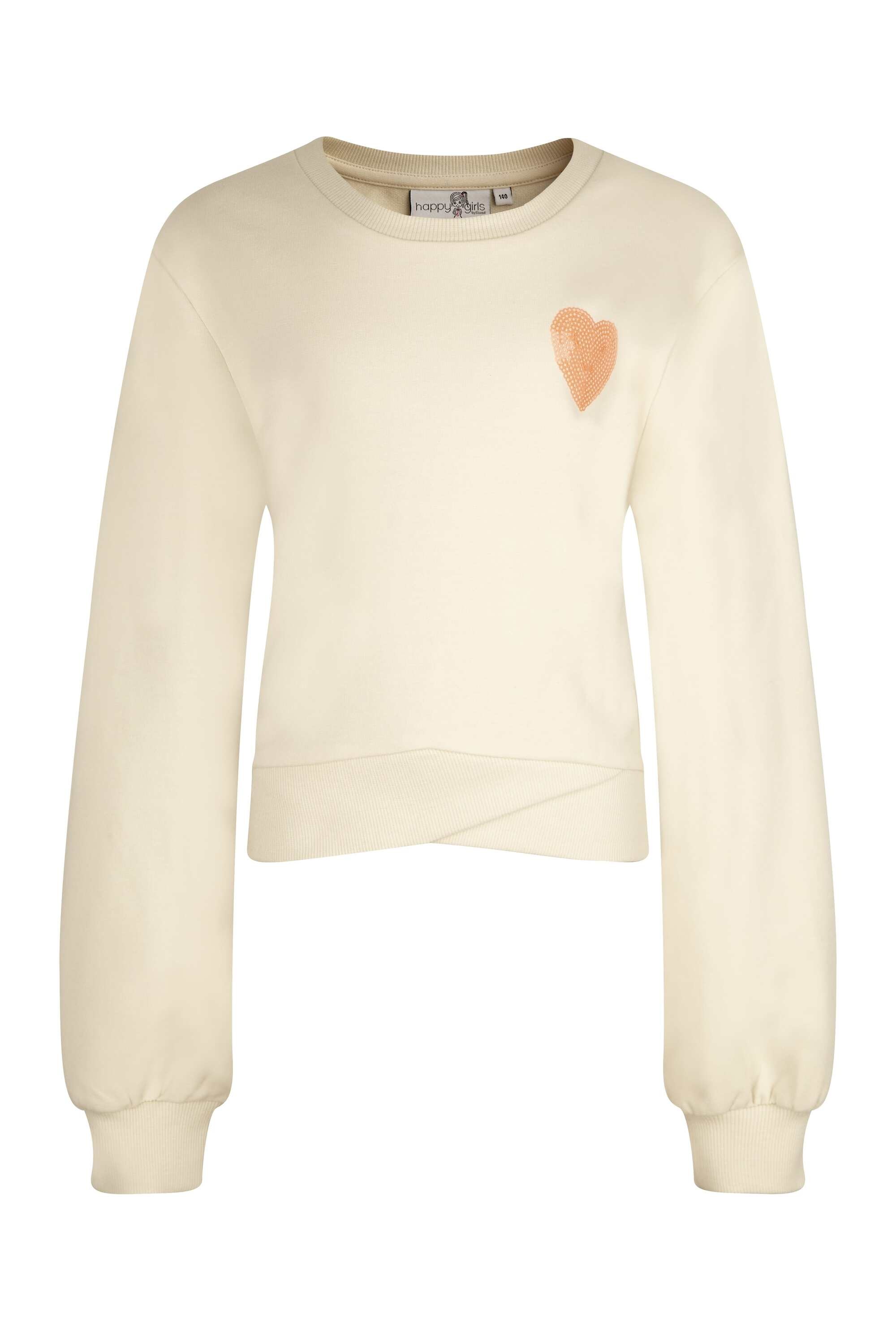 HAPPY GIRLS Mädchen Sommerkleid "sweater"beige, Gr. 128, Stoff, 100% Baumwolle, Kleider
