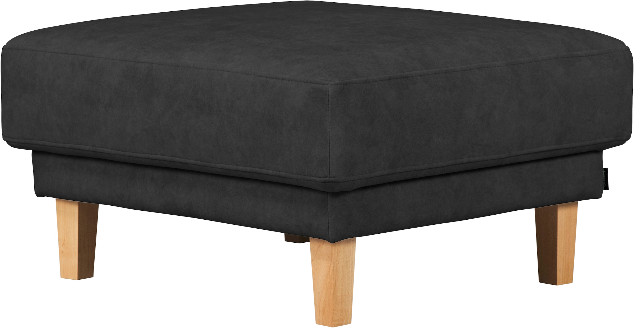 OTTO home Polsterhocker "TRIPLO passend zur Serie, Maße B/T/H: 82/72/46 cm" mit Wellenunterfederung, in hochwertiger Verarbeitung