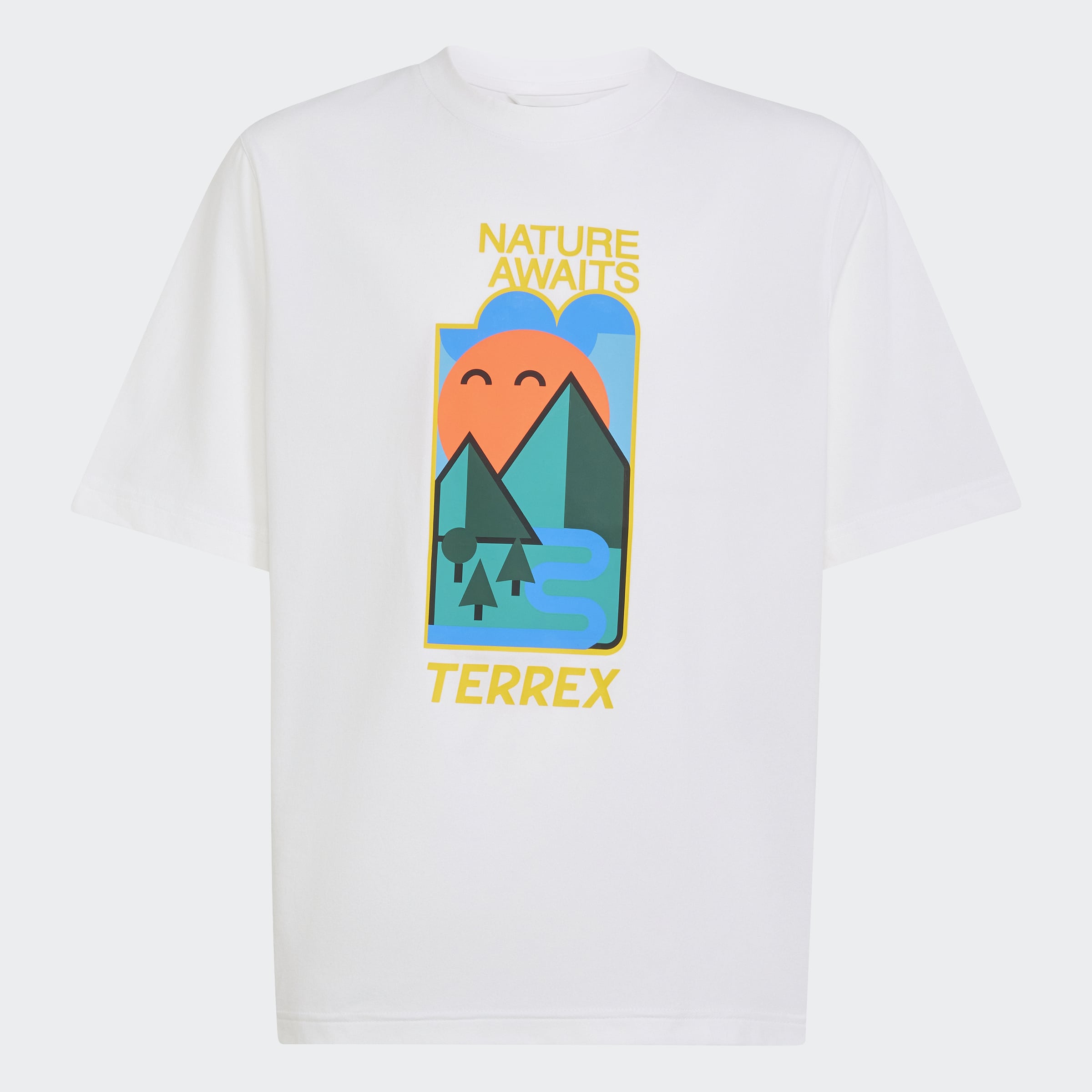adidas TERREX Funktionsshirt "KIDS XPLORIC GRAPHIC TECH" mit climacool Technologie, Kurzarm, ohne Verschluss, für Kinder