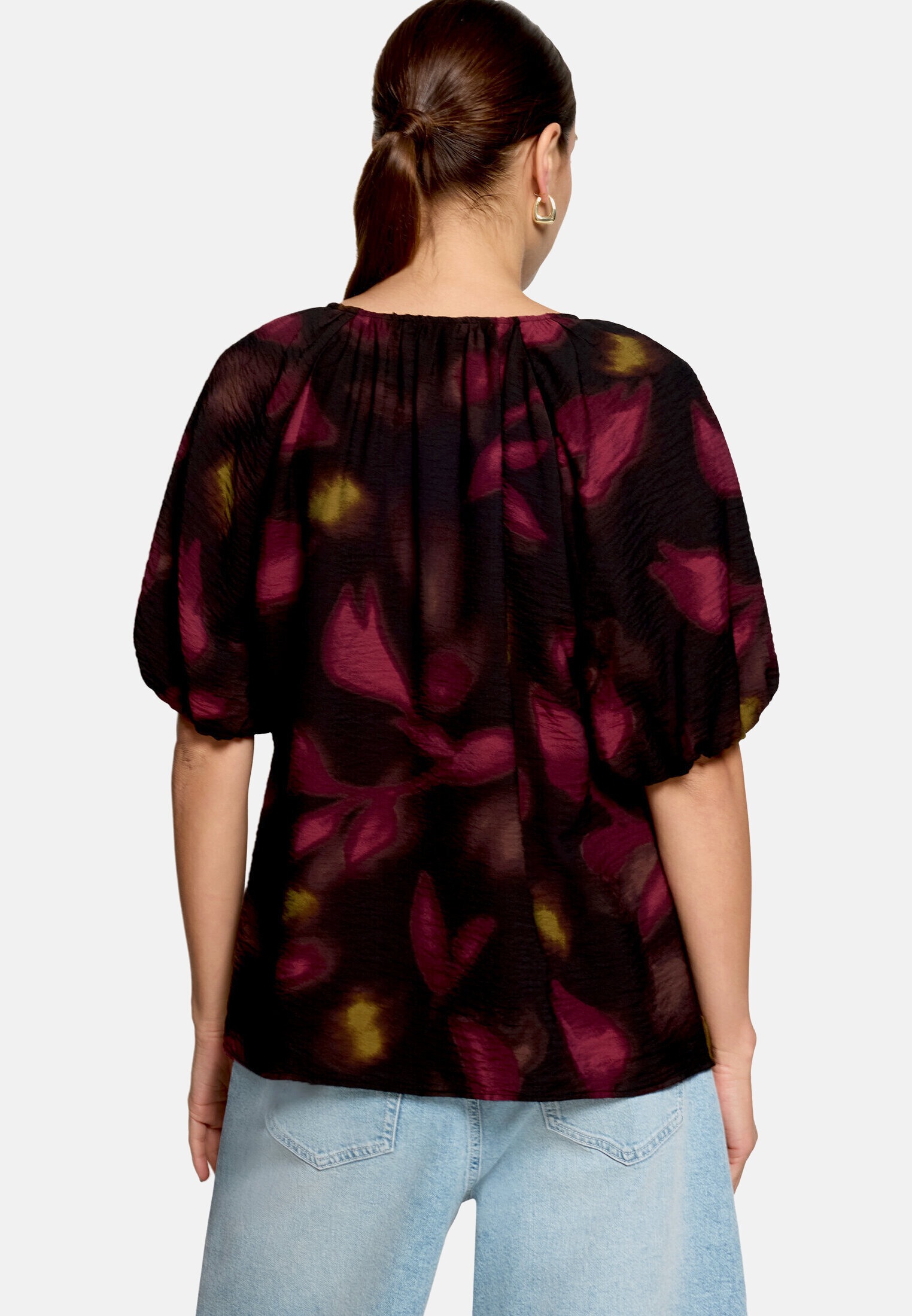 Zero Schlupfbluse »Damen mit Blumenprint«