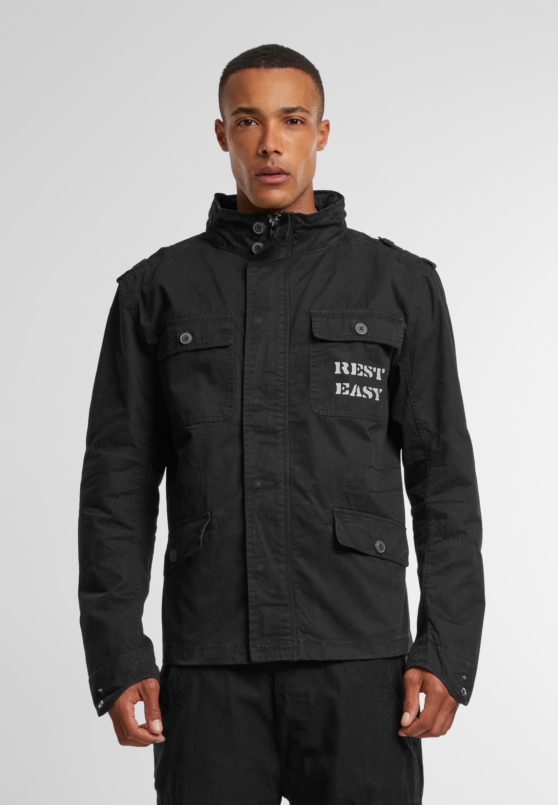 MisterTee Allwetterjacke »MisterTee See You Soon Britannia Jacket« 1 Stk. tlg. ohne Kapuze