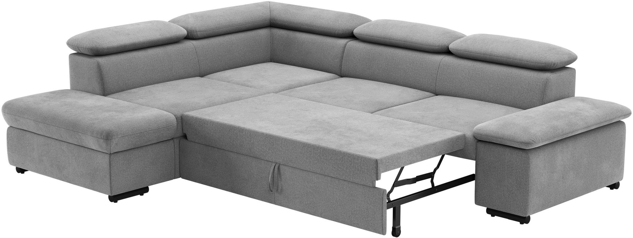 sit&more Ecksofa »Alcudia L-Form«, mit Armteilverstellung, optional Kopfteilverstellung und Bettfunktion