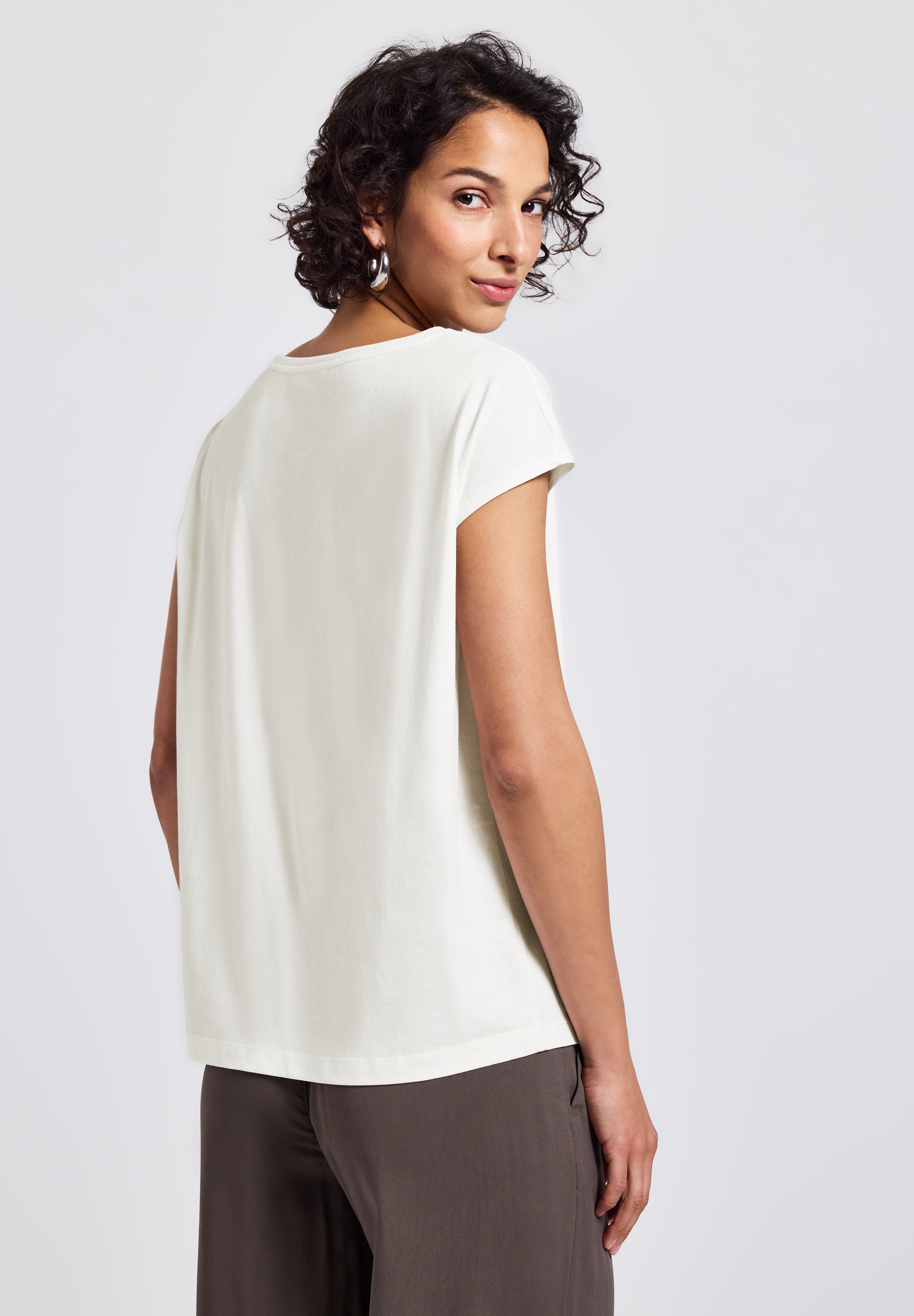 STREET ONE T-Shirt mit Rundhalsausschnitt günstig online kaufen