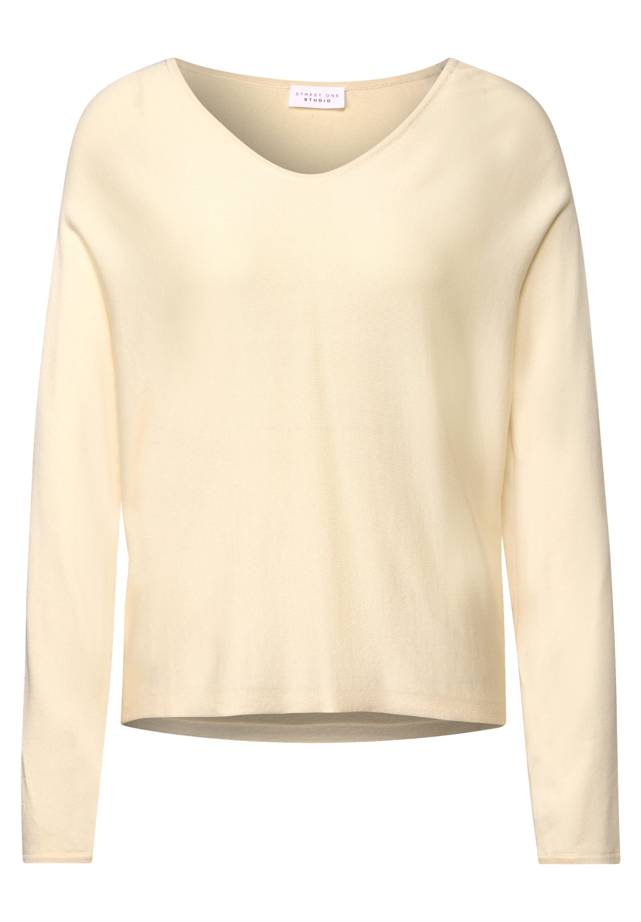STREET ONE STUDIO Strickpullover, aus softem Materialmix