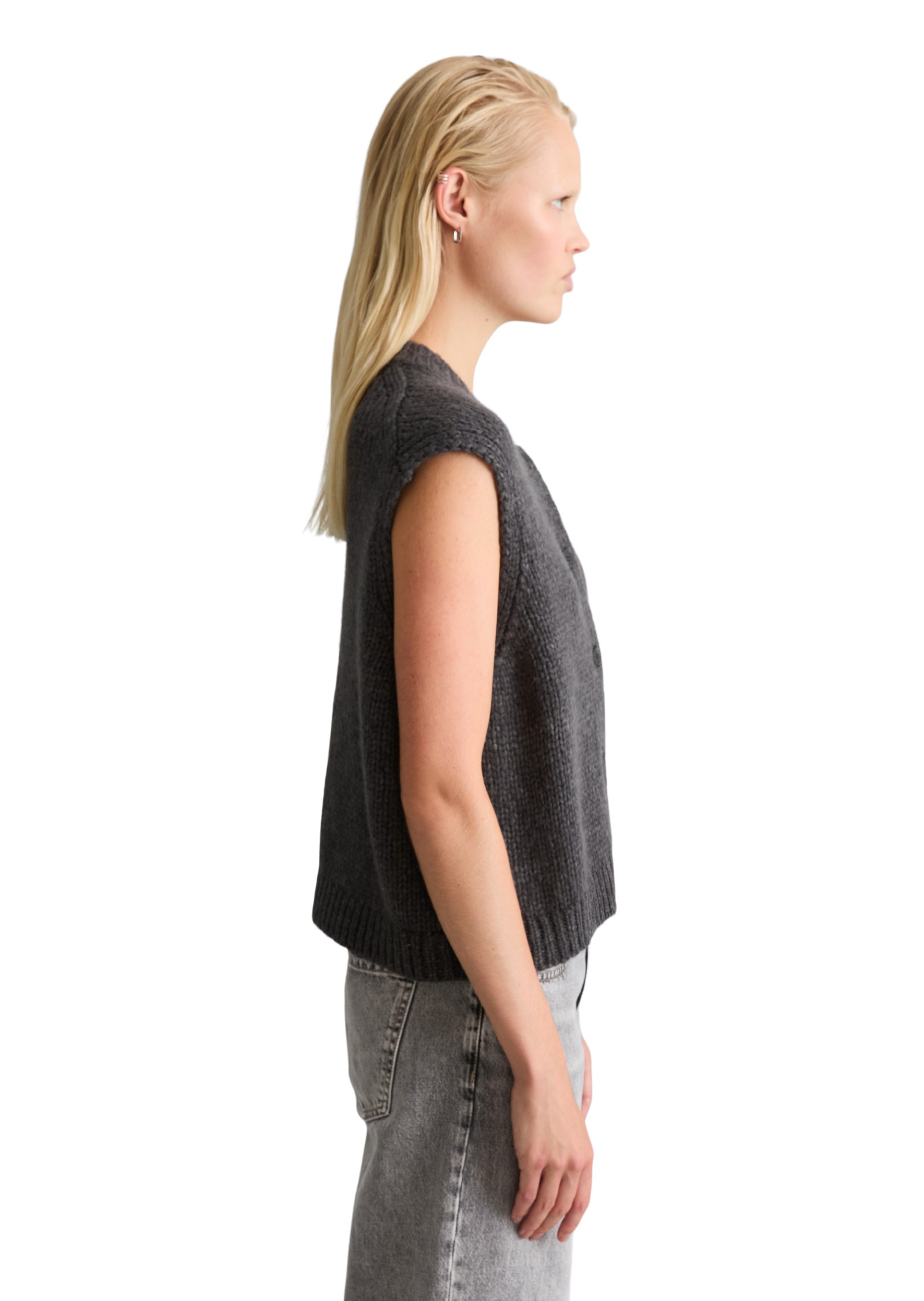 Marc O'Polo DENIM Strickweste »aus kuscheligem Schurwolle-Alpaka-Mix«