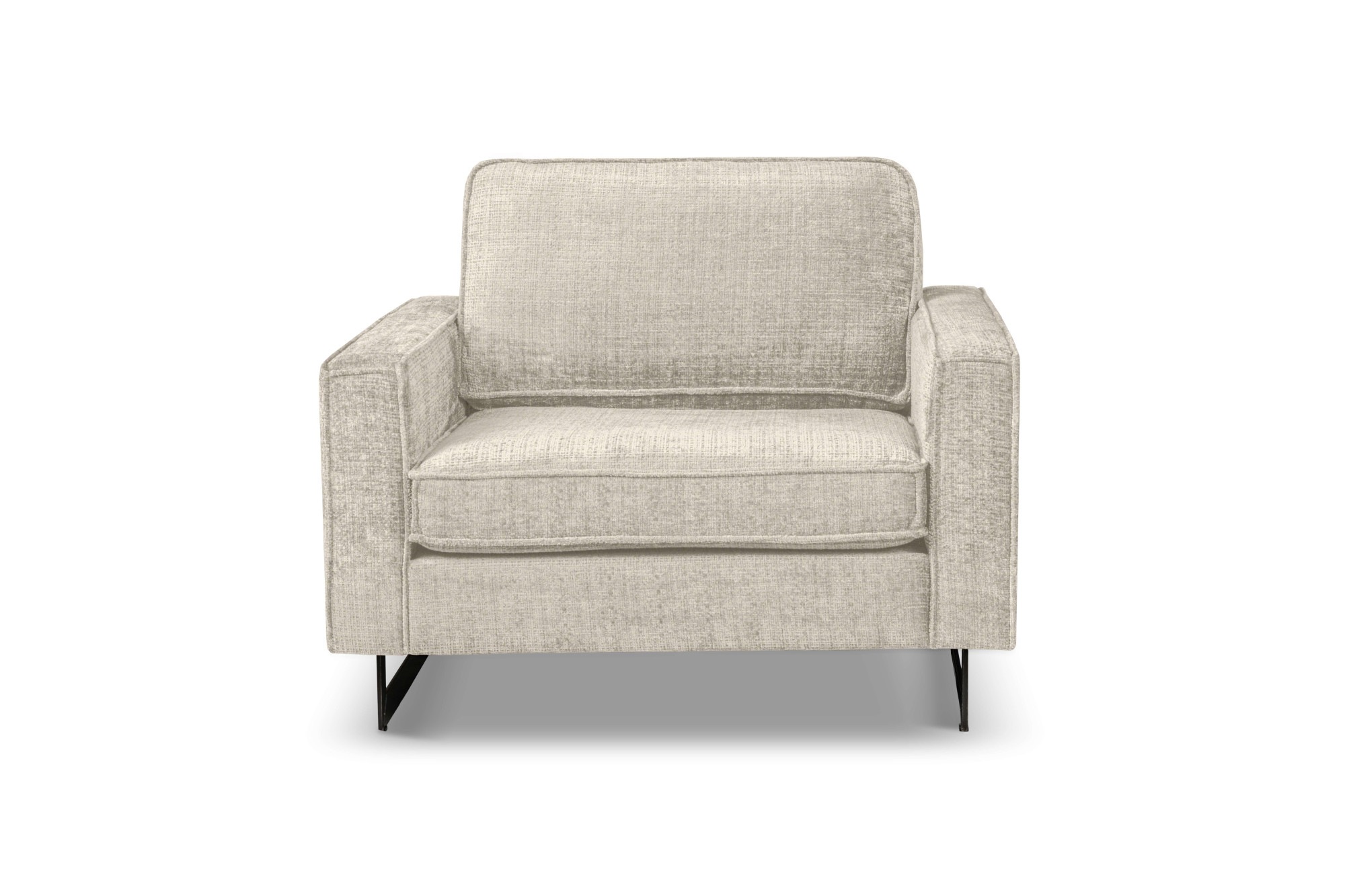 Home affaire Loveseat "Pinto 105 cm, Cord, Chenille, Lederoptik" mit Keder, günstig online kaufen