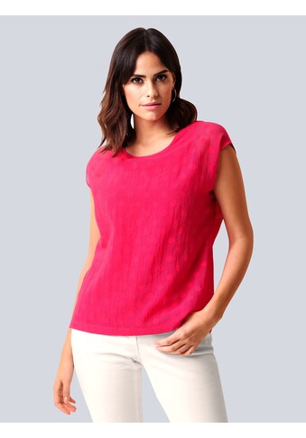 Alba Moda Blusenshirt, in transparenter Ausbrenner-Qualität kaufen