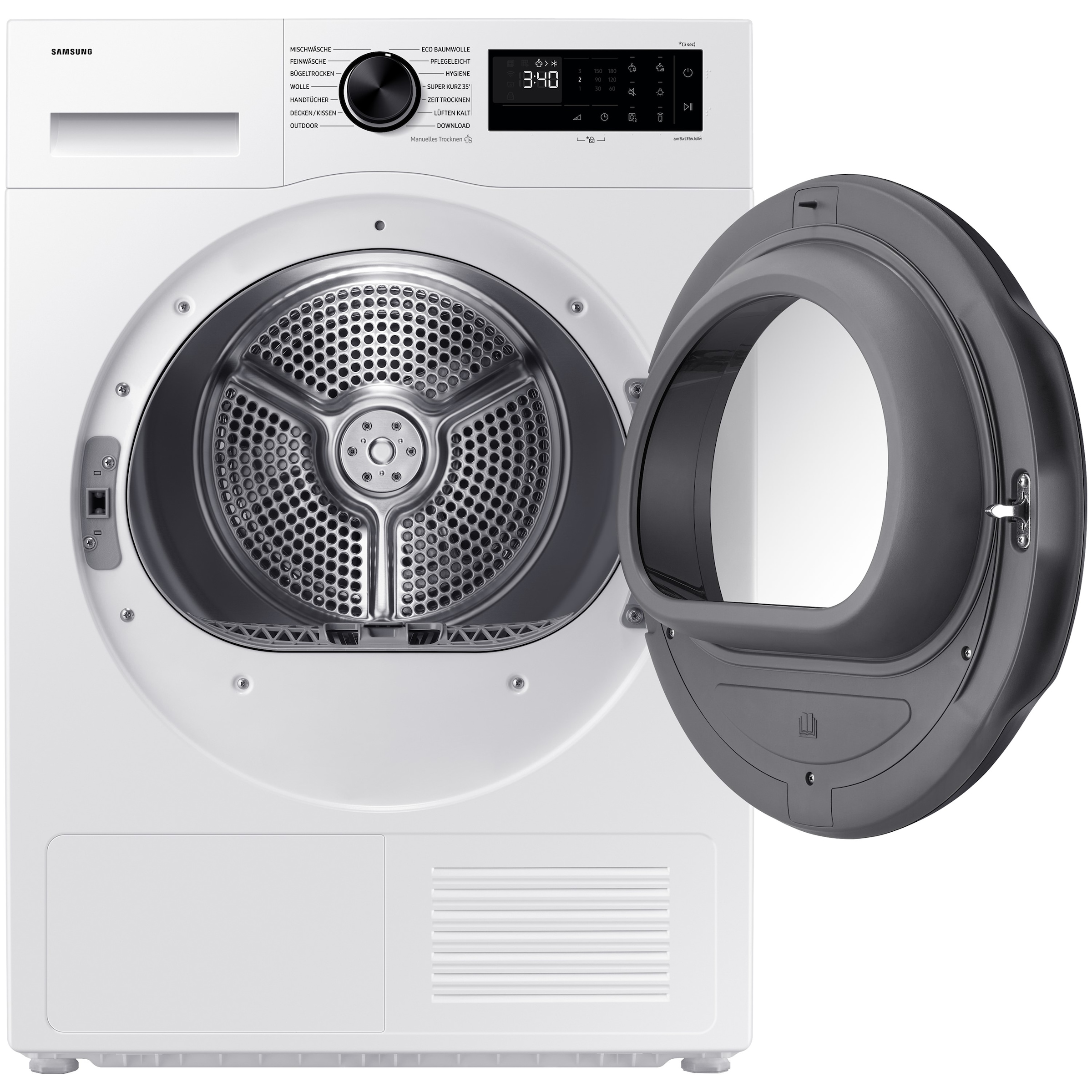 Samsung Wärmepumpentrockner »DV9EDG52A0AEEG«, DV5000D, 9 kg, Optimal Dry ‑ Intelligent Trocknen mit Sensoren