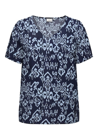 V-Shirt »CARMARRAKESH LIFE SS TOP V-NECK AOP«