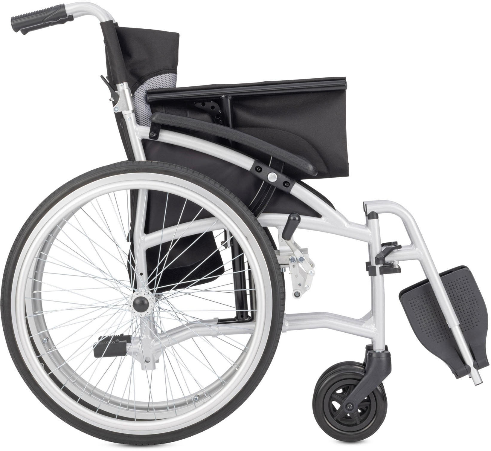 Bischoff & Bischoff Transportrollstuhl »Vida 22"«, Die perfekte Wahl für Reisen und Mobilität unterwegs, nur 11 kg